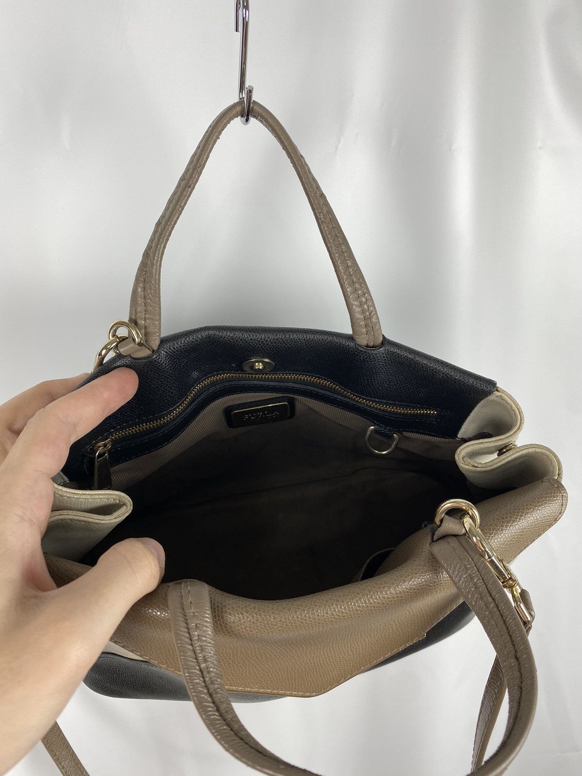 Furla Furla Kelis Genuine Leather Bag 3 Colours Crossbody Handle Size ONE SIZE - 12 Thumbnail
