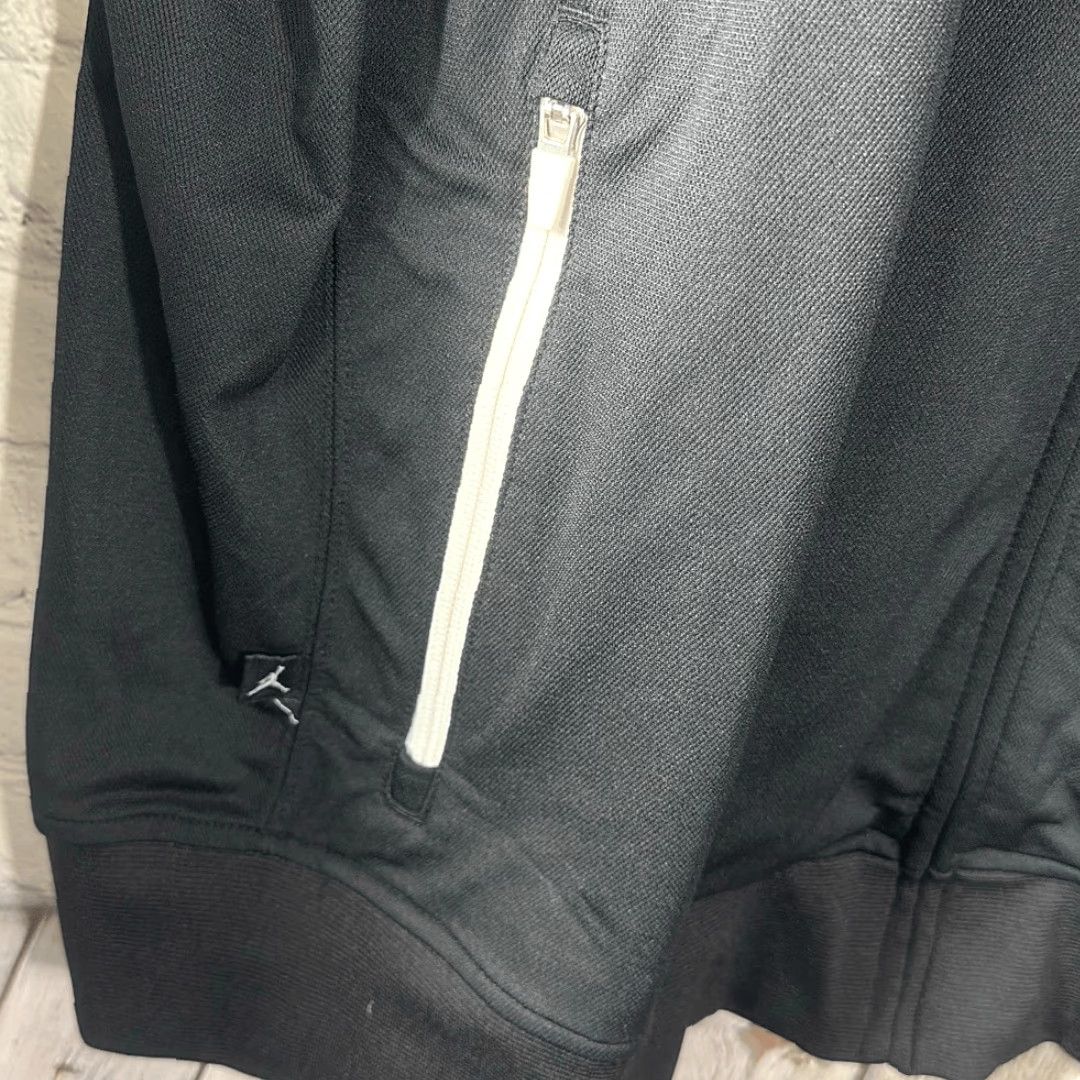 Jordan Brand Jordan Jumpman Duke Track Jacket Mens Large Black Full Zip Basketball Unisex Adults Jacket P2P 25” Length 30” Size US L / EU 52-54 / 3 - 4 Thumbnail