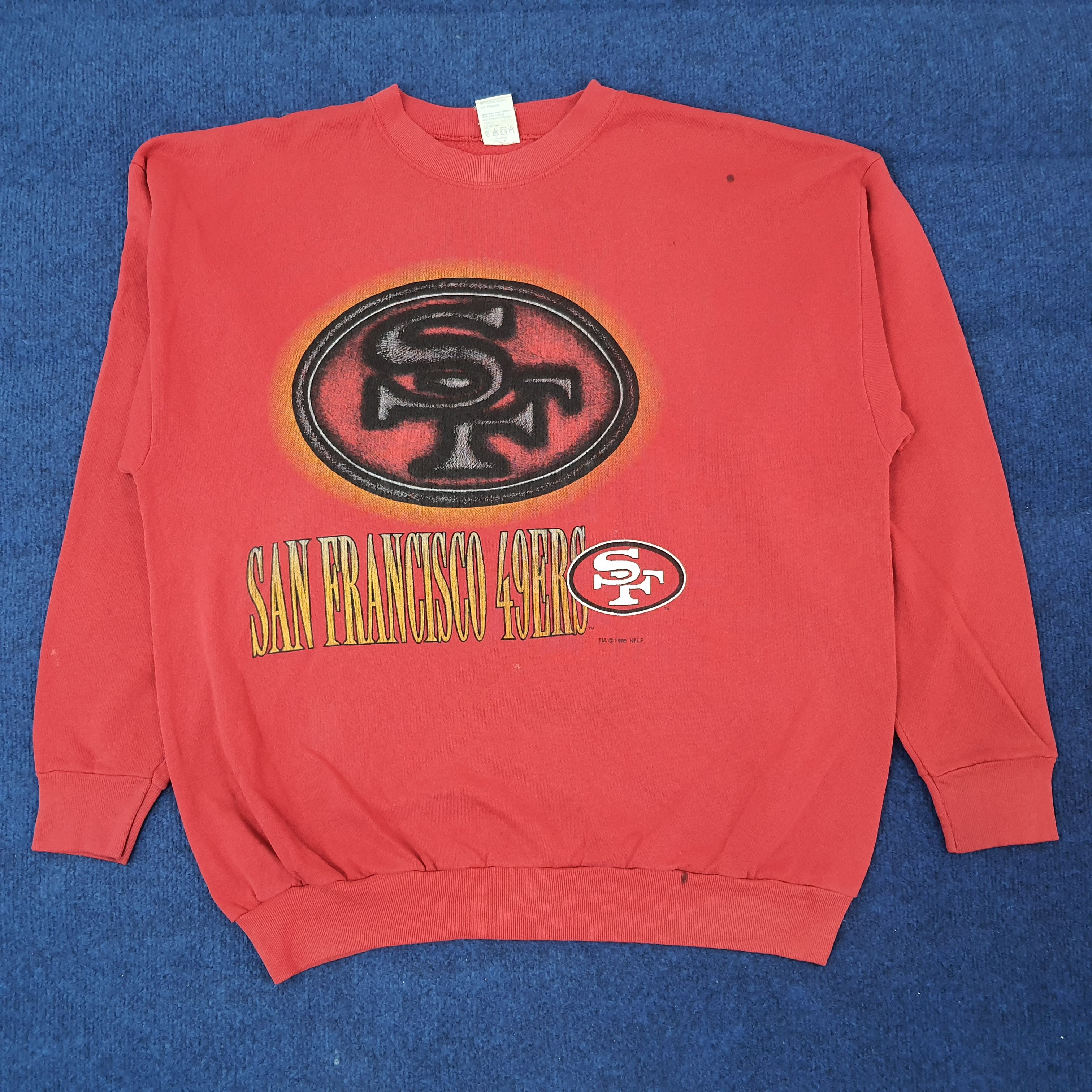 NFL Vintage SF San Francisco 49ers Sweatshirt C253N17 Size US L / EU 52-54 / 3 - 1 Thumbnail