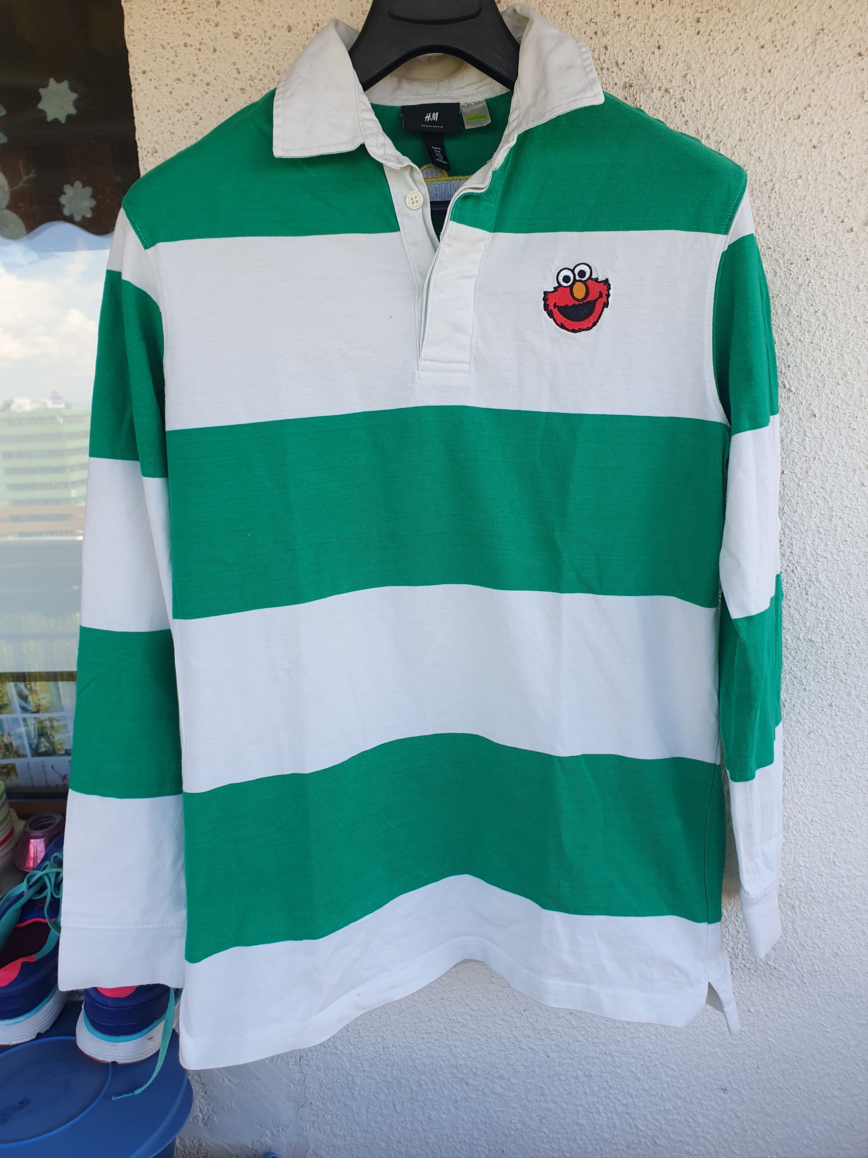 H&M H&M Sesame Street Elmo Rugby Striped 2021 Polo t-shirt M Size US M / EU 48-50 / 2 - 1 Thumbnail
