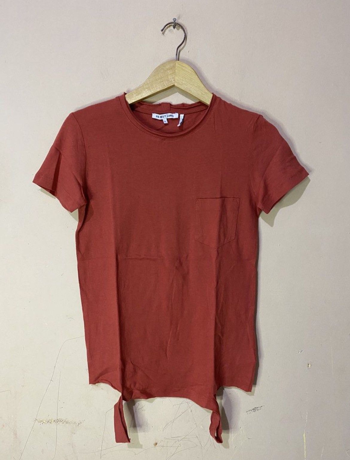 Helmut Lang Helmut Lang Distressed Style Tshirt Size S / US 4 / IT 40 - 2 Thumbnail