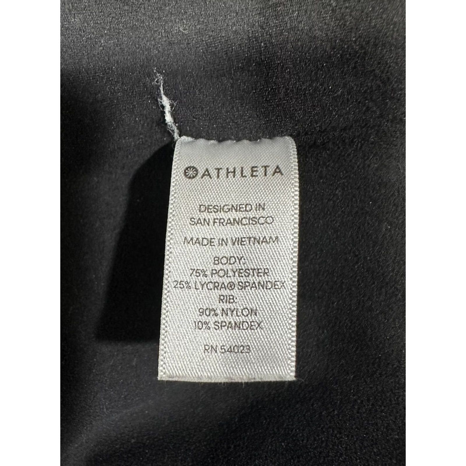 Athleta Athleta Pants Womens Medium Black Compression Pants Heel Cut Out Floral Print Size 32" / US 10 / IT 46 - 5 Thumbnail