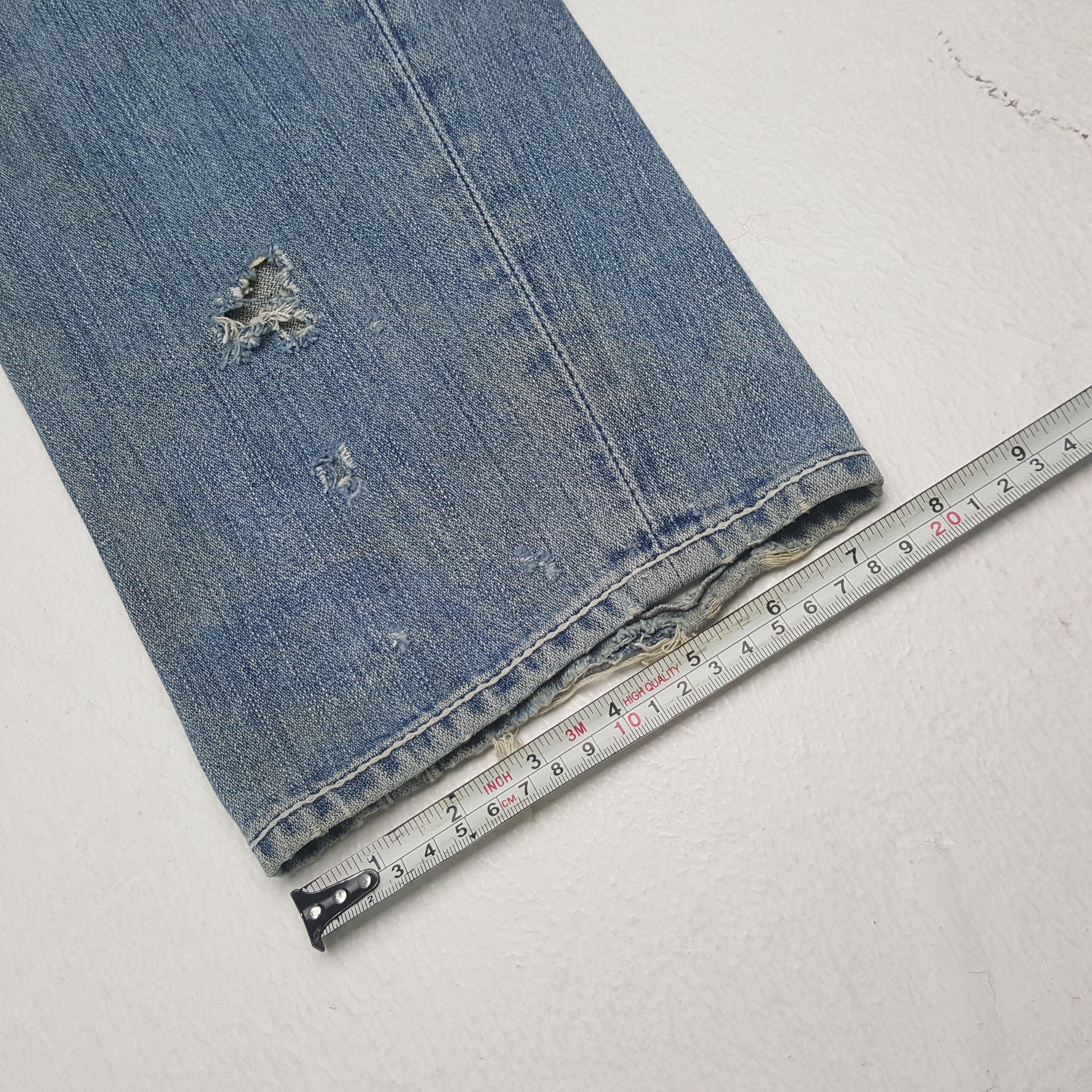 True Religion × Vintage True Religion Fashion Streetwear Style Distressed Jeans Size US 33 - 18 Thumbnail