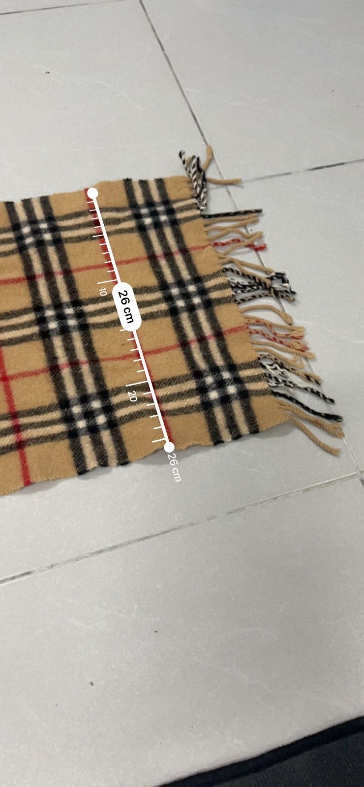 Burberry × Vintage Burberrys Of London - Vintage LAMBSWOOL Scarf Size ONE SIZE - 8 Thumbnail