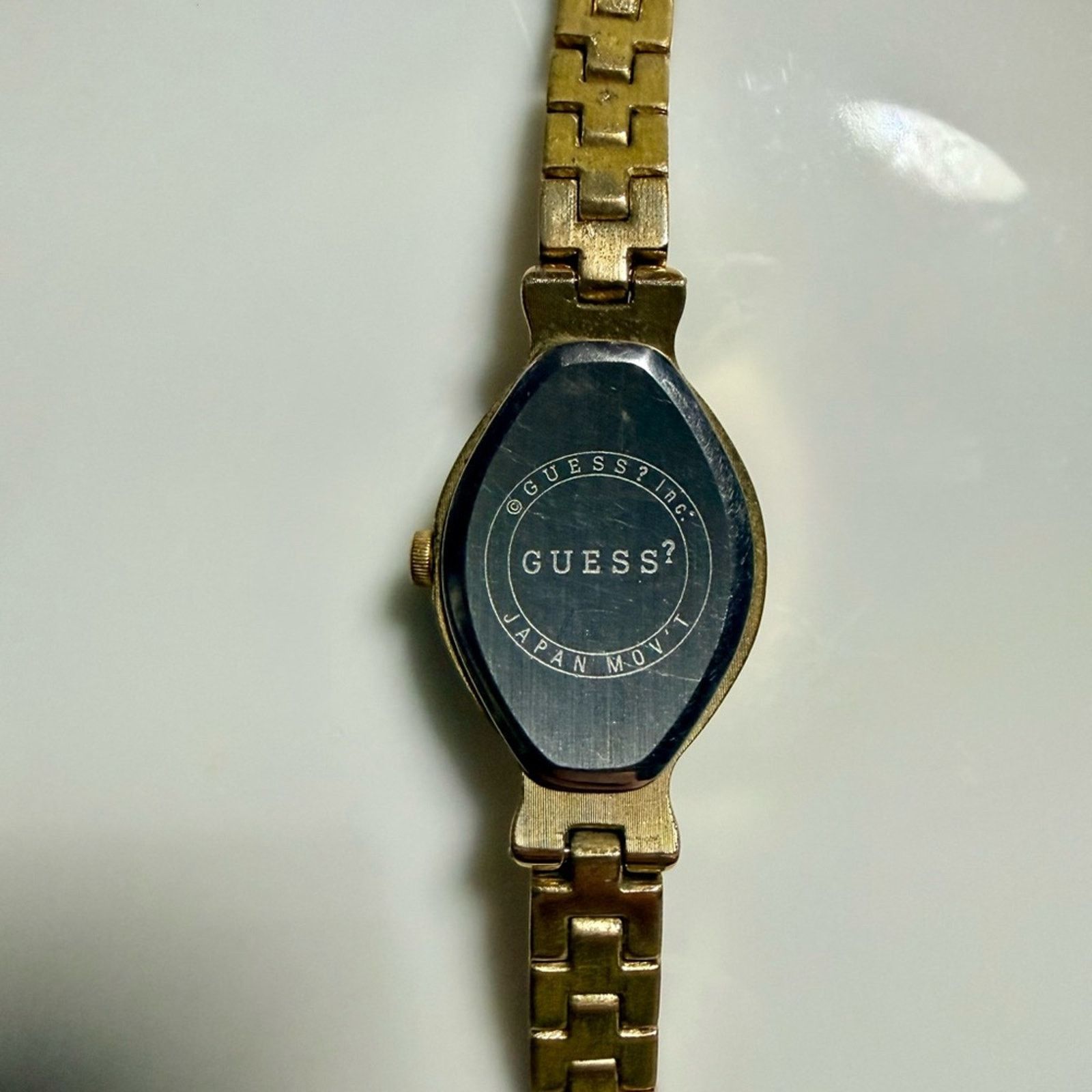 Guess Guess Gold Tone Watch Japan Movement Vintage Women’s Watch Size ONE SIZE - 4 Thumbnail