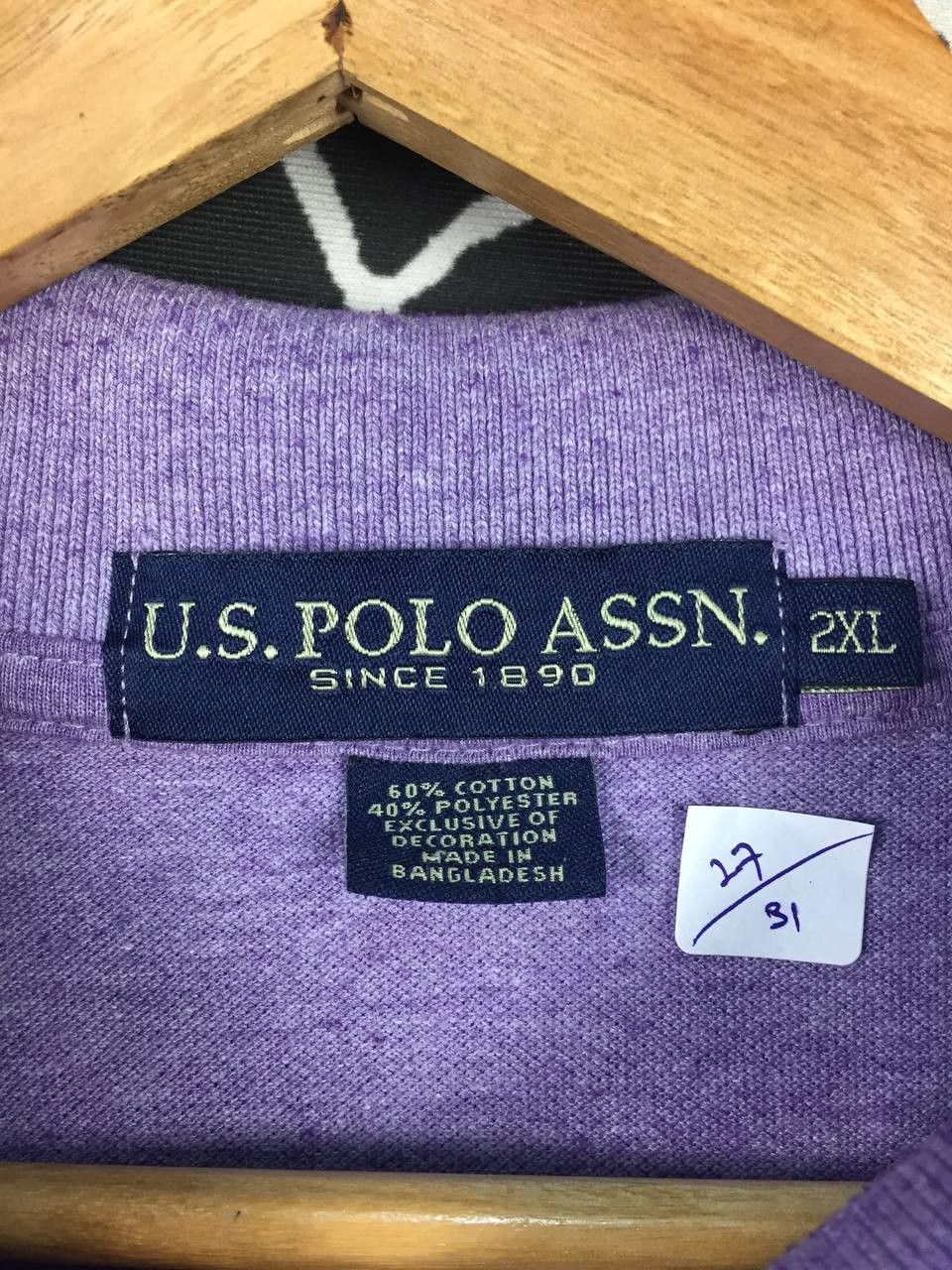 Polo Ralph Lauren × U.S. Polo Assn. × Vintage U.S Polo Assn. Embroidered Logo Polo Tee Size US XXL / EU 58 / 5 - 6 Thumbnail