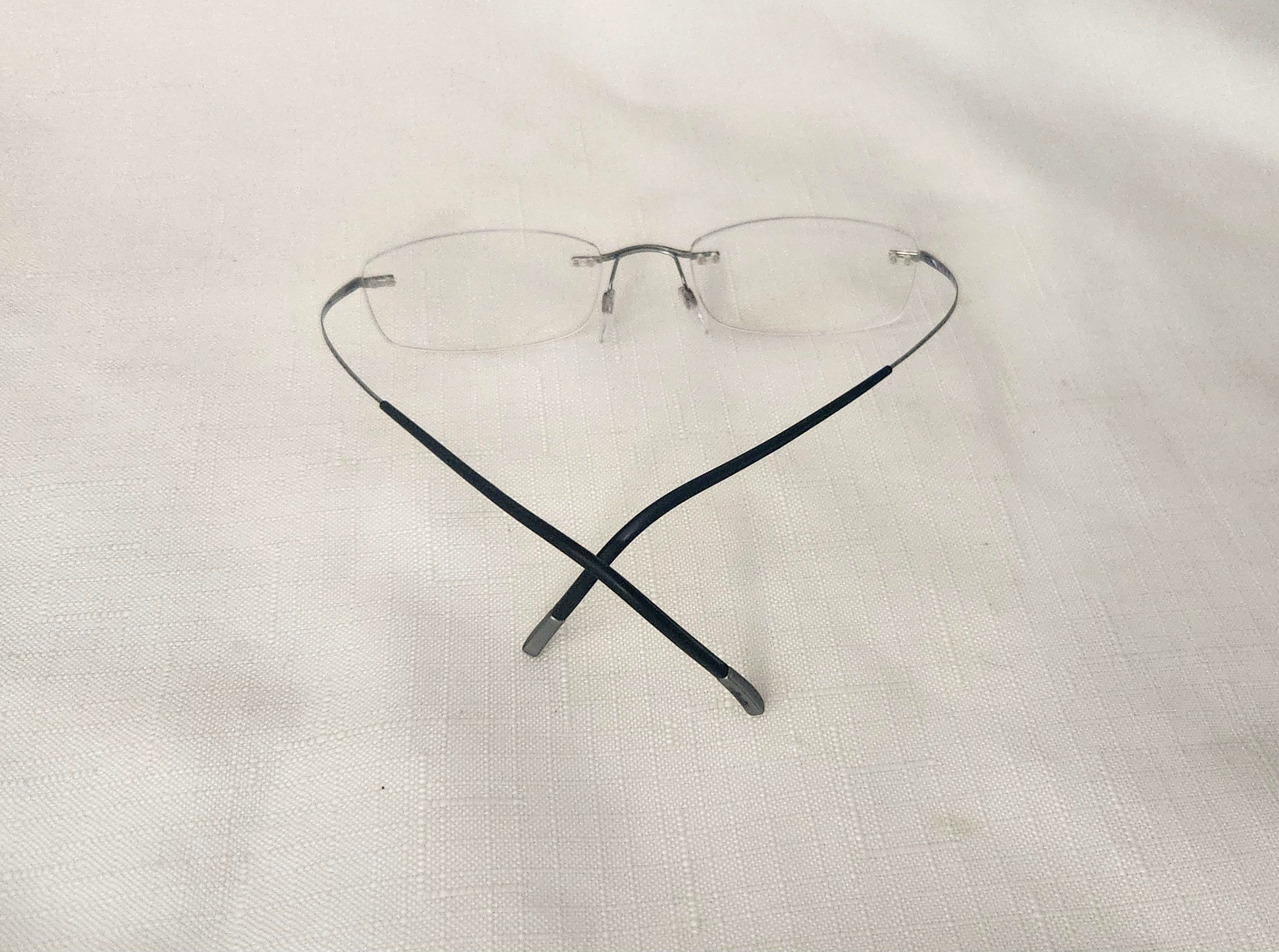 Designer × Silhouette Silhouette Titan 7579 60 6061 7581 Gray Rimless Eyeglasses Size ONE SIZE - 3 Thumbnail
