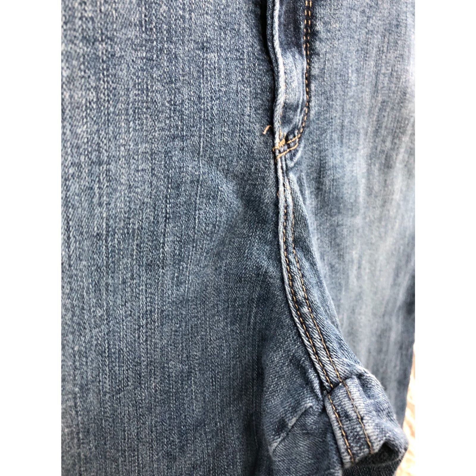 Lee Lee Jeans Relaxed Straight Womens 14 Short Blue Medium Wash Denim 5-Pocket Classic Fit Modern Series Mens? Size 36" / US 14 / IT 50 - 5 Thumbnail