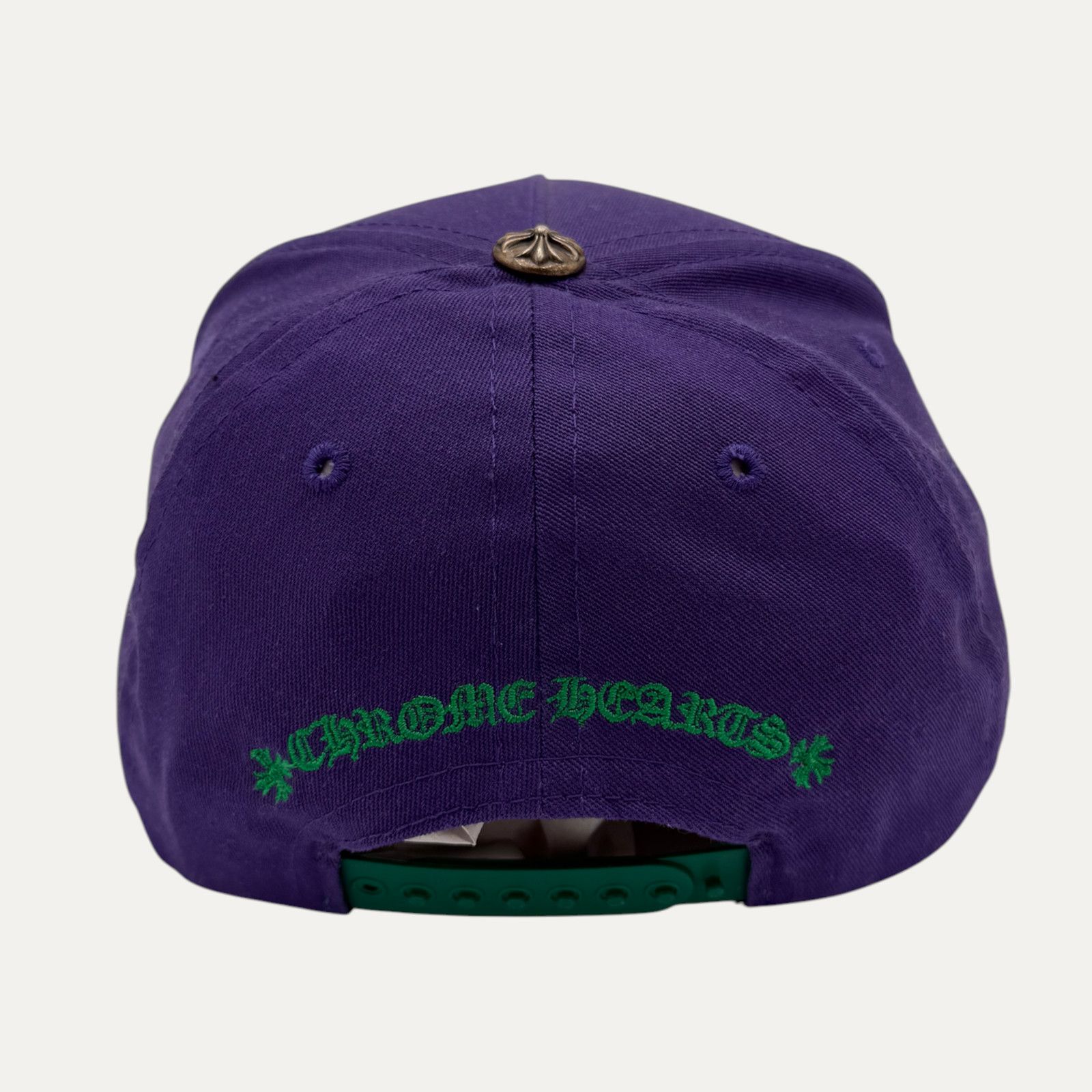 Chrome Hearts Chrome Hearts CH Embroidered Purple Hat Size ONE SIZE - 2 Thumbnail