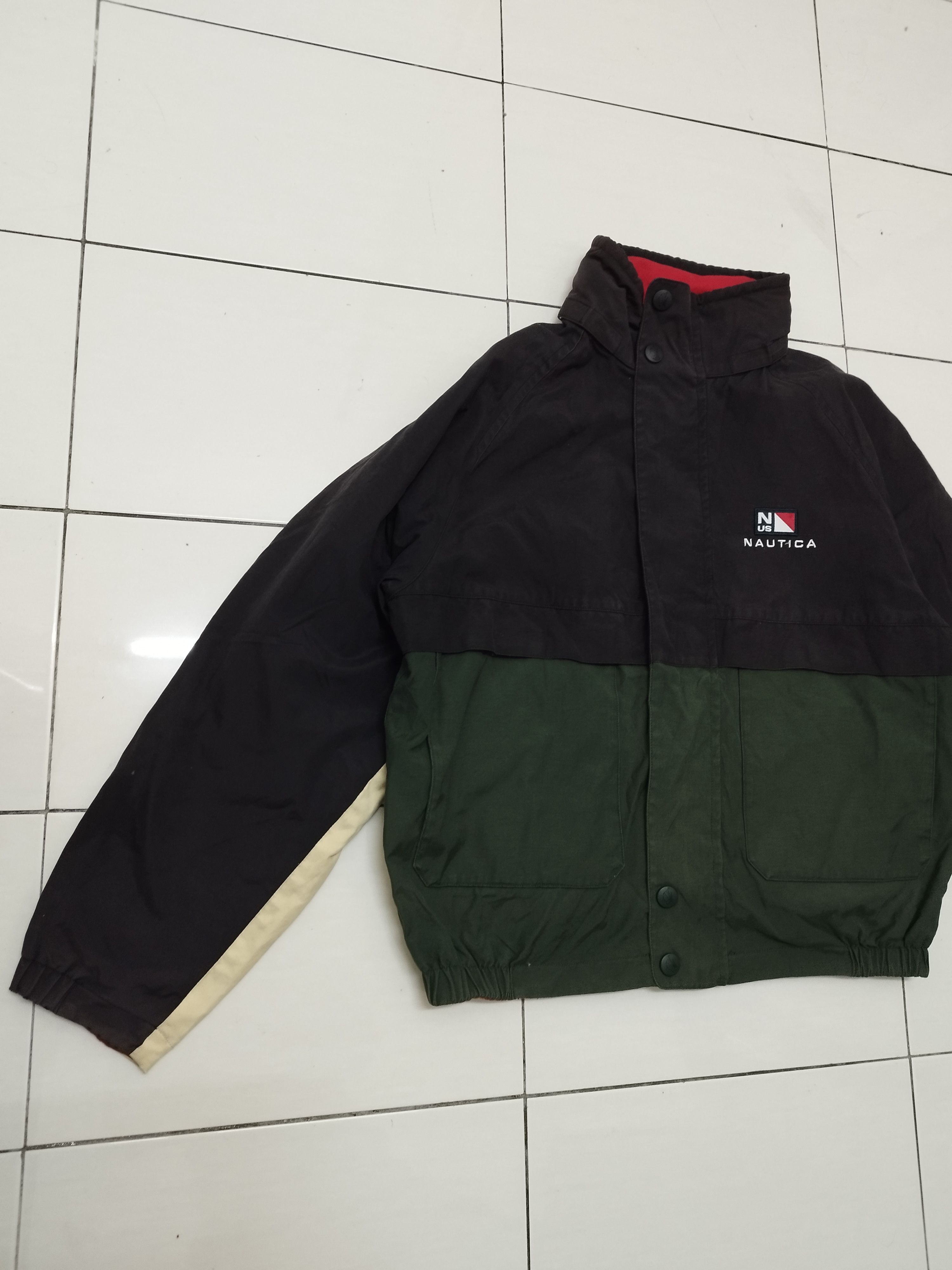 Nautica × Vintage Distressed Vintage Nautica Reversible Coat, 1980s Spell Out Size US L / EU 52-54 / 3 - 2 Thumbnail