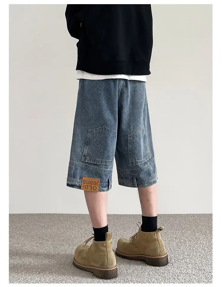 Japanese Brand × Jean Reversable Denim Shorts Size US 32 / EU 48 - 4 Thumbnail