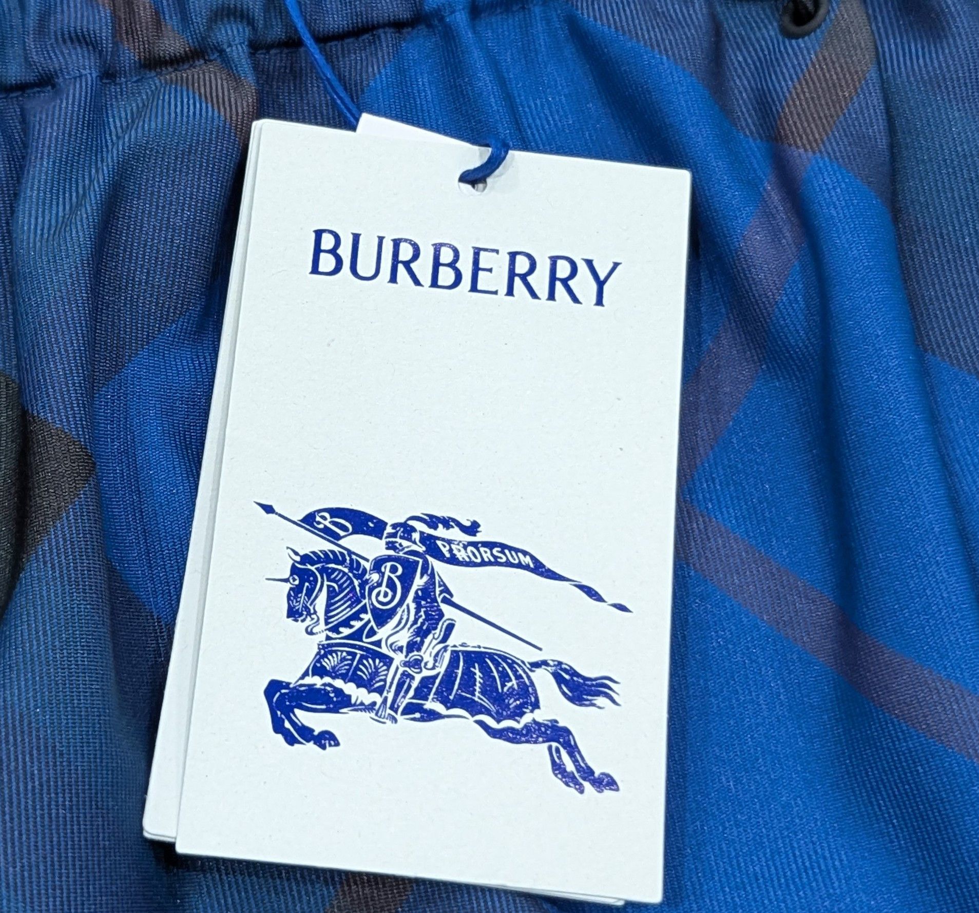 Burberry Burberry Wool Checkered Trousers Pants Blue Large Size US 34 / EU 50 - 10 Thumbnail