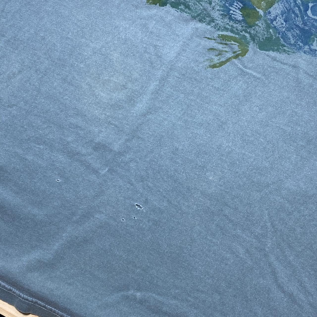 Anvil Vintage Big Fish Green Trashed Nature Tee Size XL Size US XL / EU 56 / 4 - 4 Thumbnail