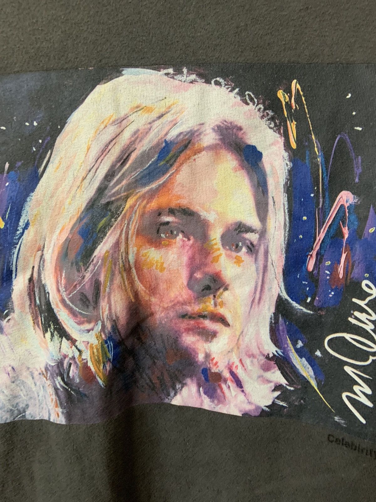 Band Tees × Nirvana Official kurt cobain photo long sleeve shirt Size US XL / EU 56 / 4 - 4 Thumbnail