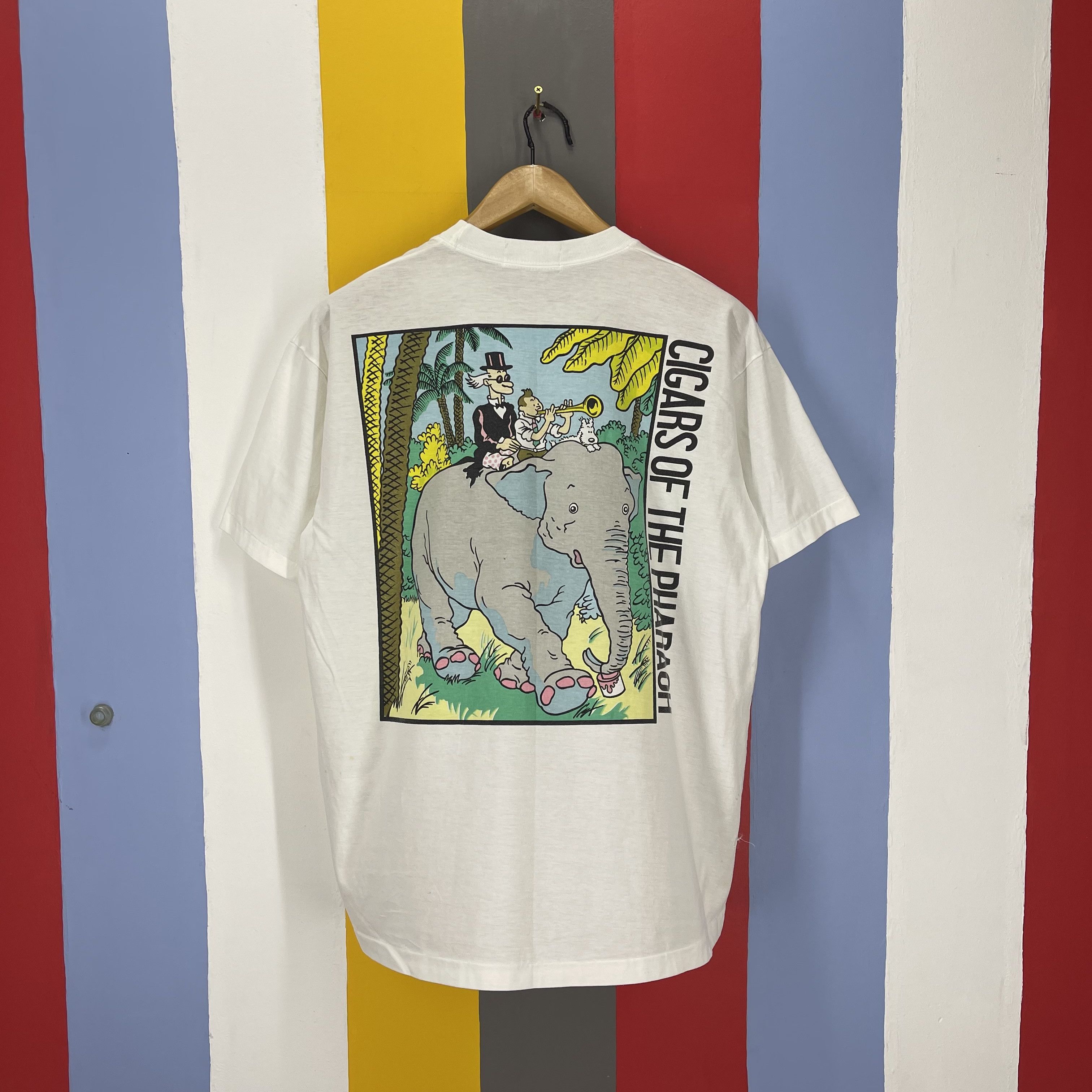 Vintage 90s Vintage THE ADVENTURES OF TIN TIN T Shirt #1750/07 Size US L / EU 52-54 / 3 - 1 Thumbnail