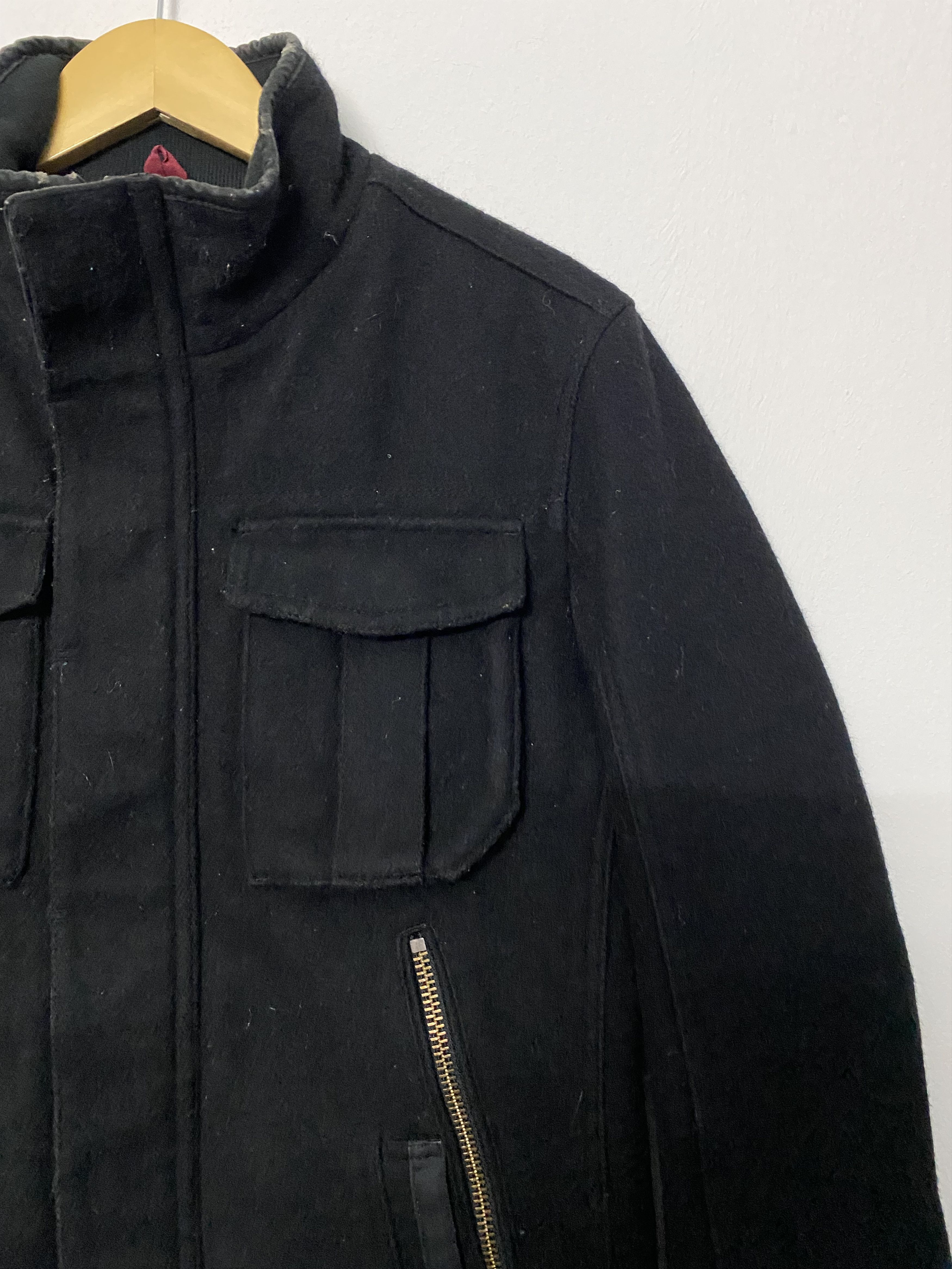 Nicole Club Monsieur Nicole Japanese Brand Wool Military Field Jacket Size US S / EU 44-46 / 1 - 7 Thumbnail
