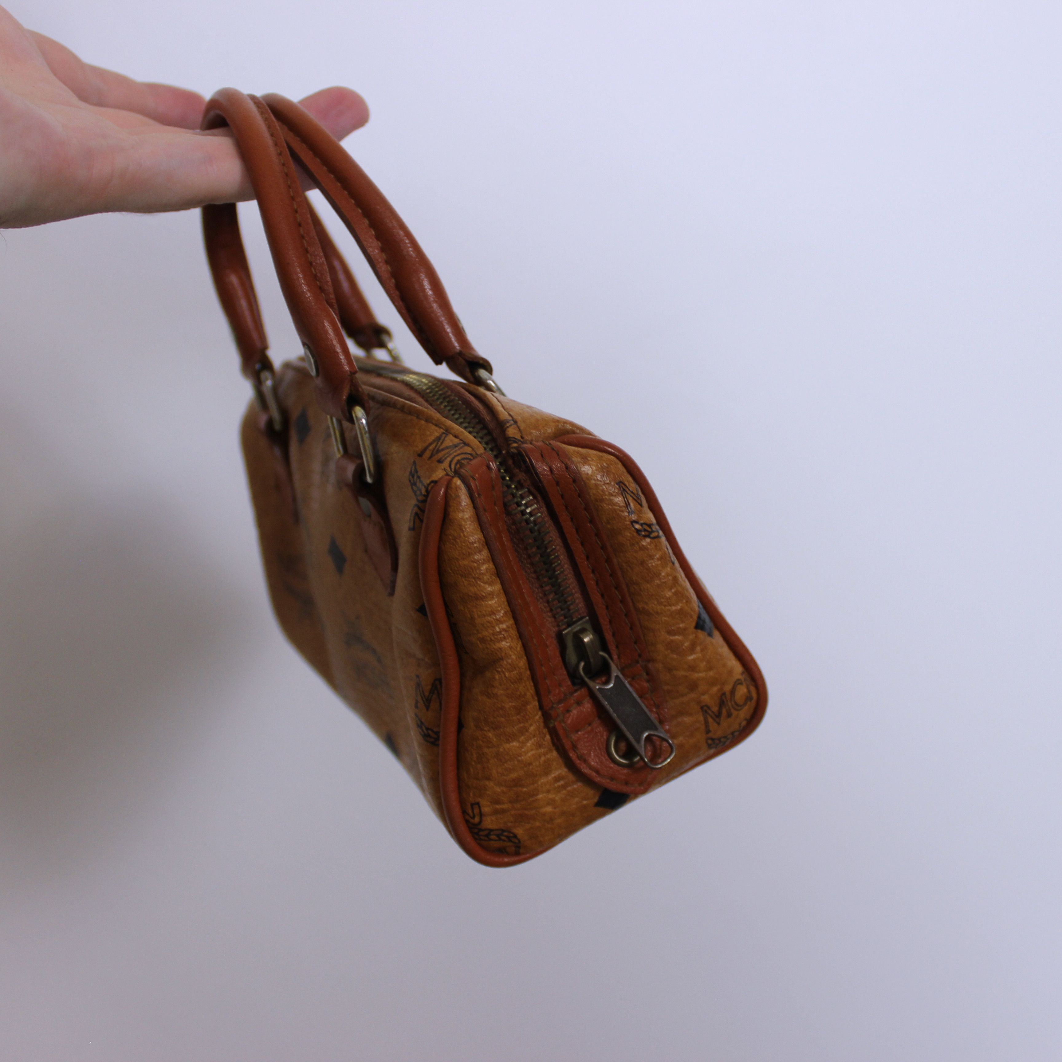MCM Mcm bag mini small monogram leather 90s Size ONE SIZE - 3 Thumbnail