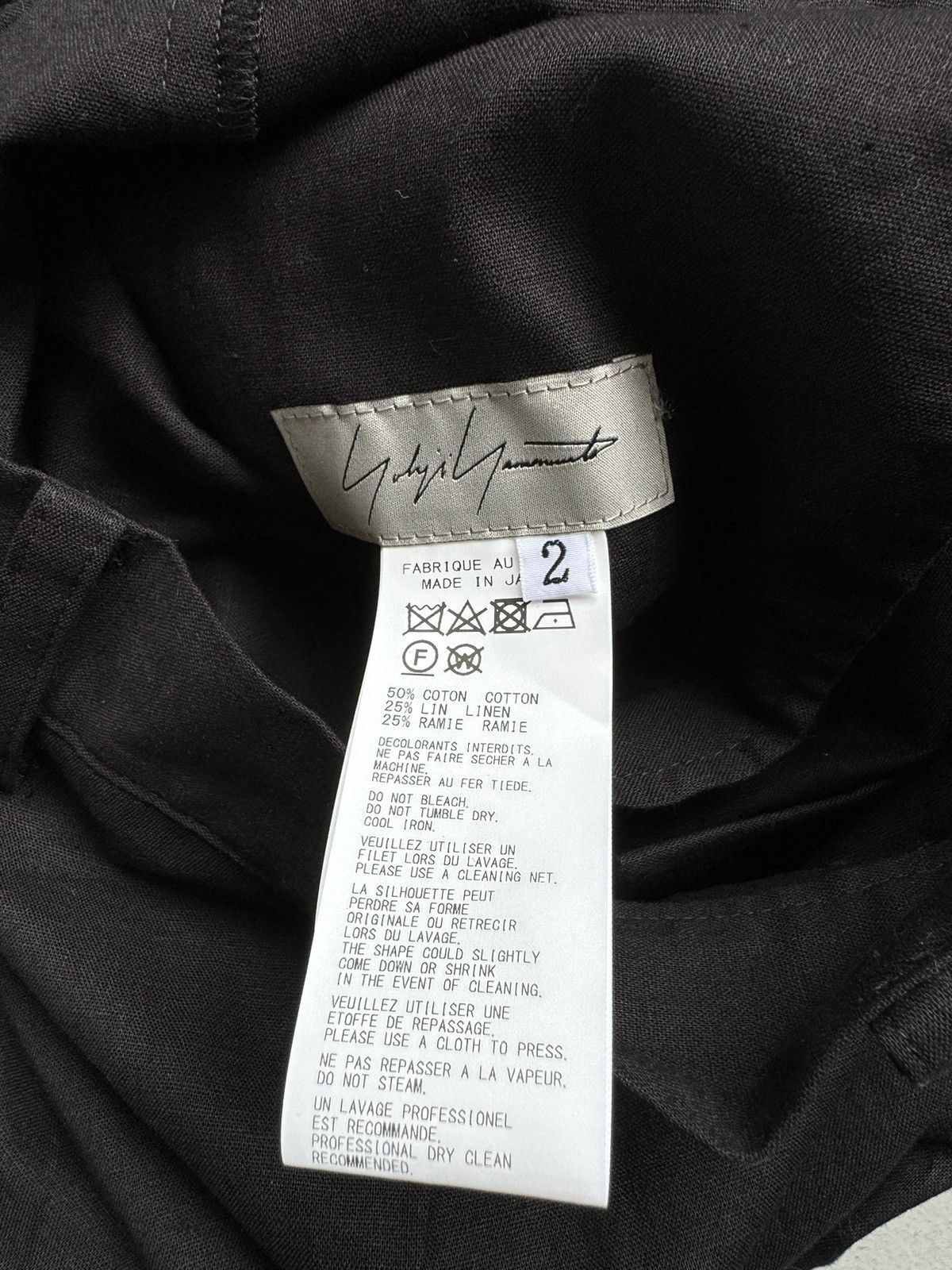 Yohji Yamamoto Yohji Yamamoto Pour Homme Shorts Size US 32 / EU 48 - 5 Thumbnail