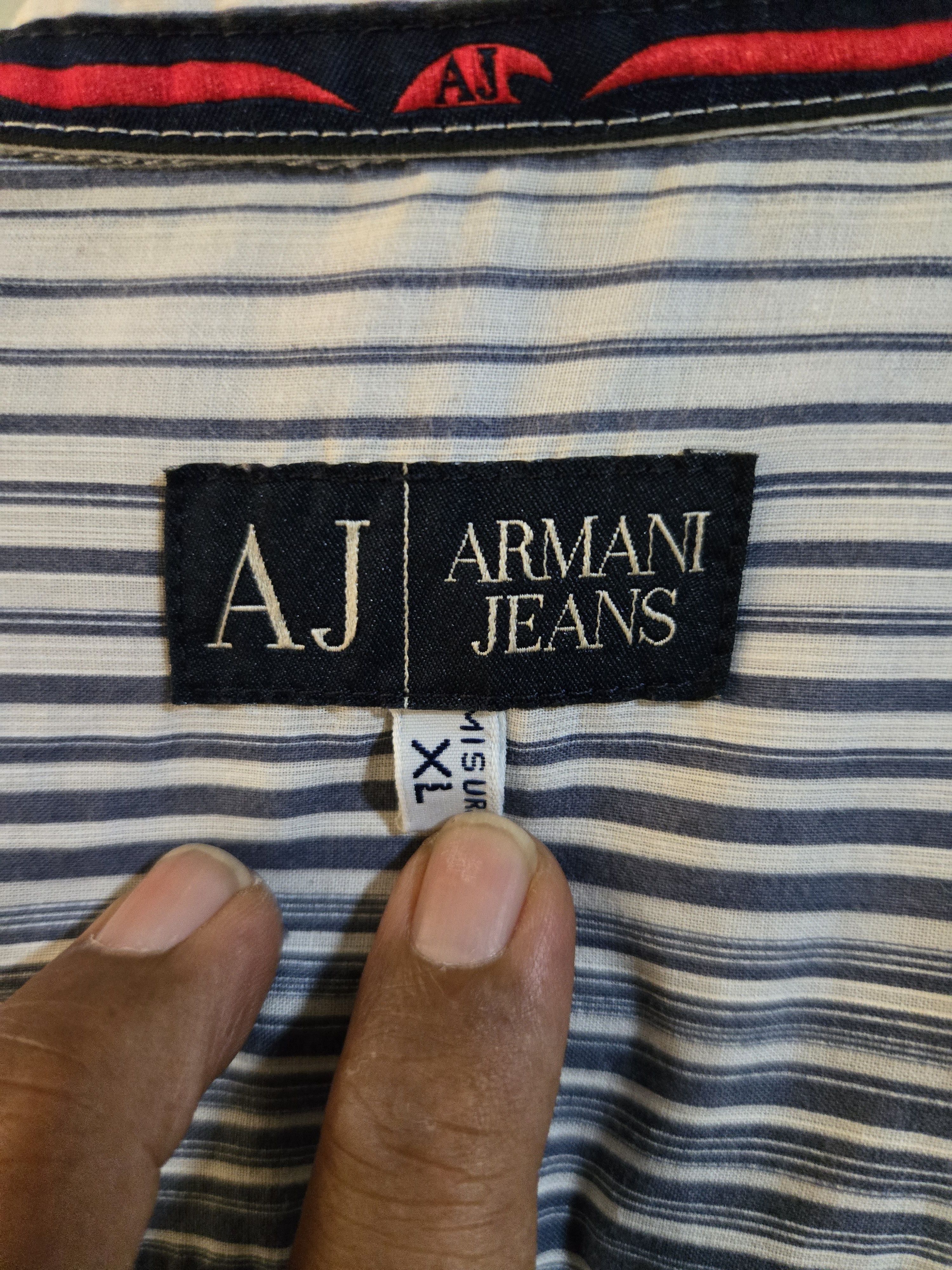 Emporio Armani Armani Jeans Long Sleeve Shirt Size US L / EU 52-54 / 3 - 4 Thumbnail