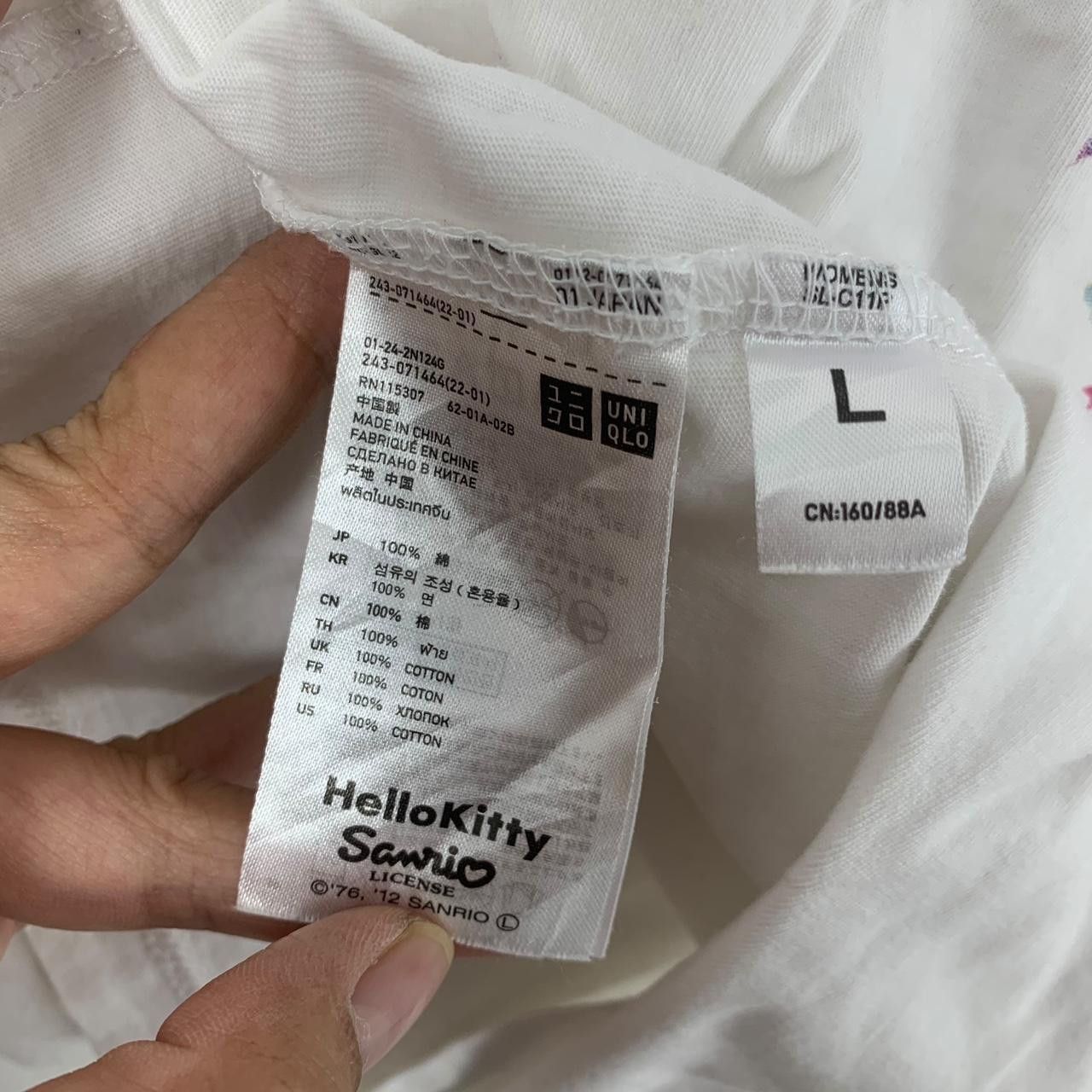 Uniqlo HELLO KITTY x UNIQLO 2012 Collection Ribbon Tee Shirt Top Size L / US 10 / IT 46 - 5 Thumbnail
