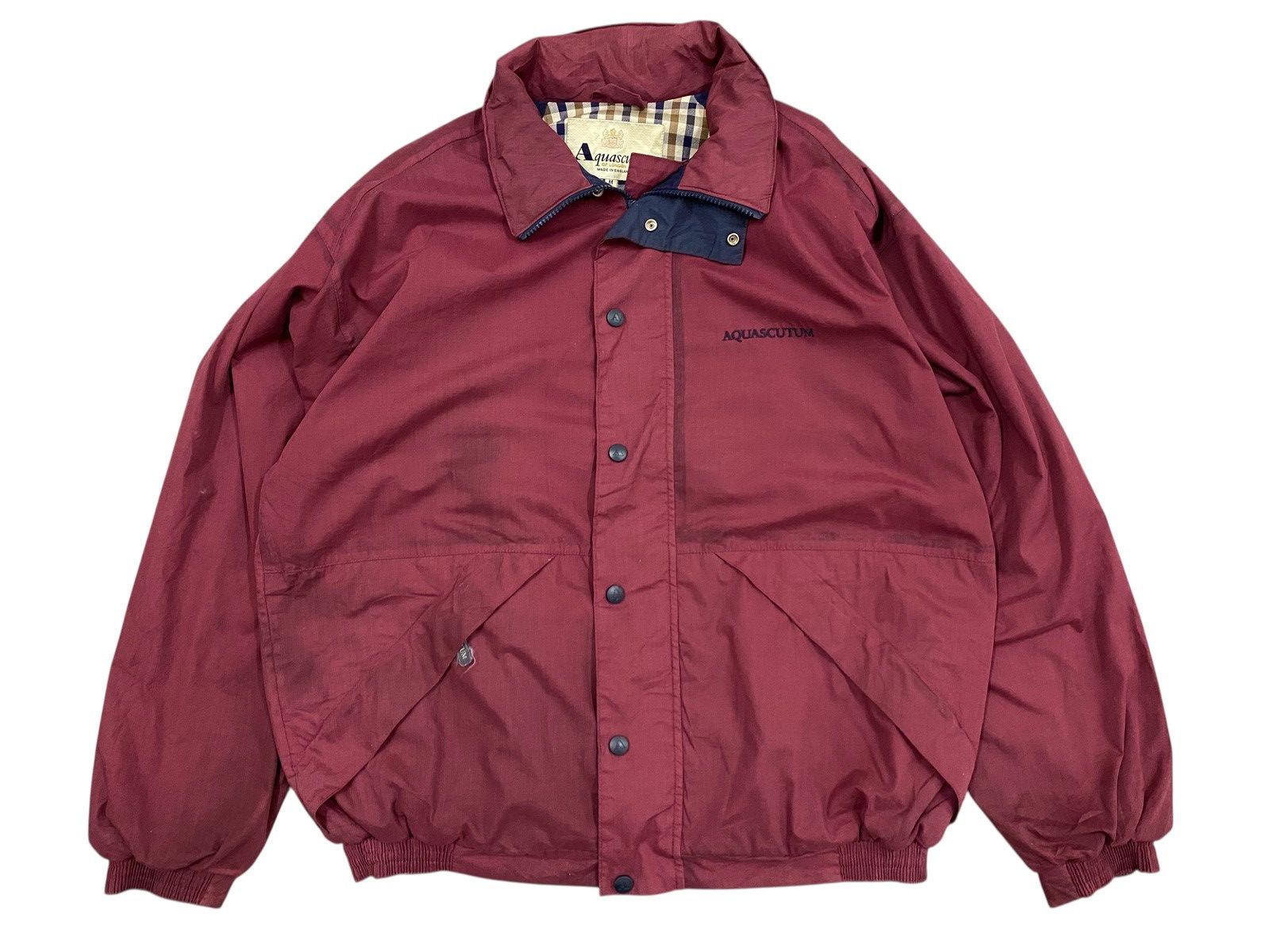 Aquascutum Aquascutum Light Jacket Merron Size US L / EU 52-54 / 3 - 2 Thumbnail
