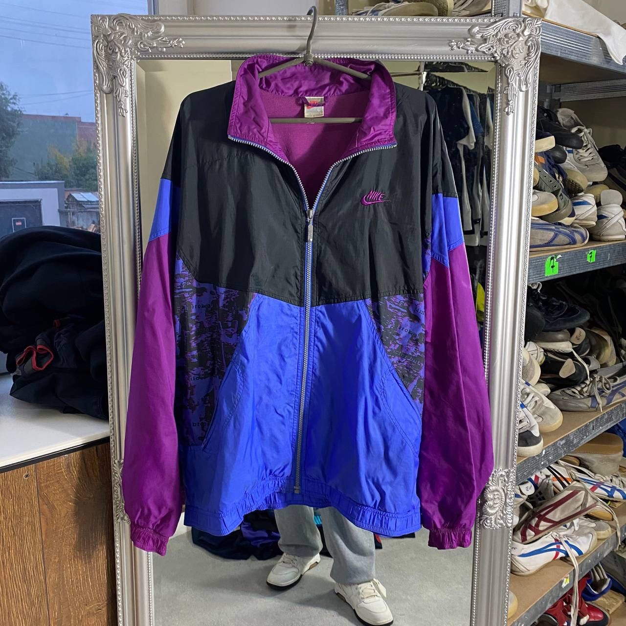 Nike 00s Y2K Vintage Nike Track Jacket Size US L / EU 52-54 / 3 - 1 Thumbnail