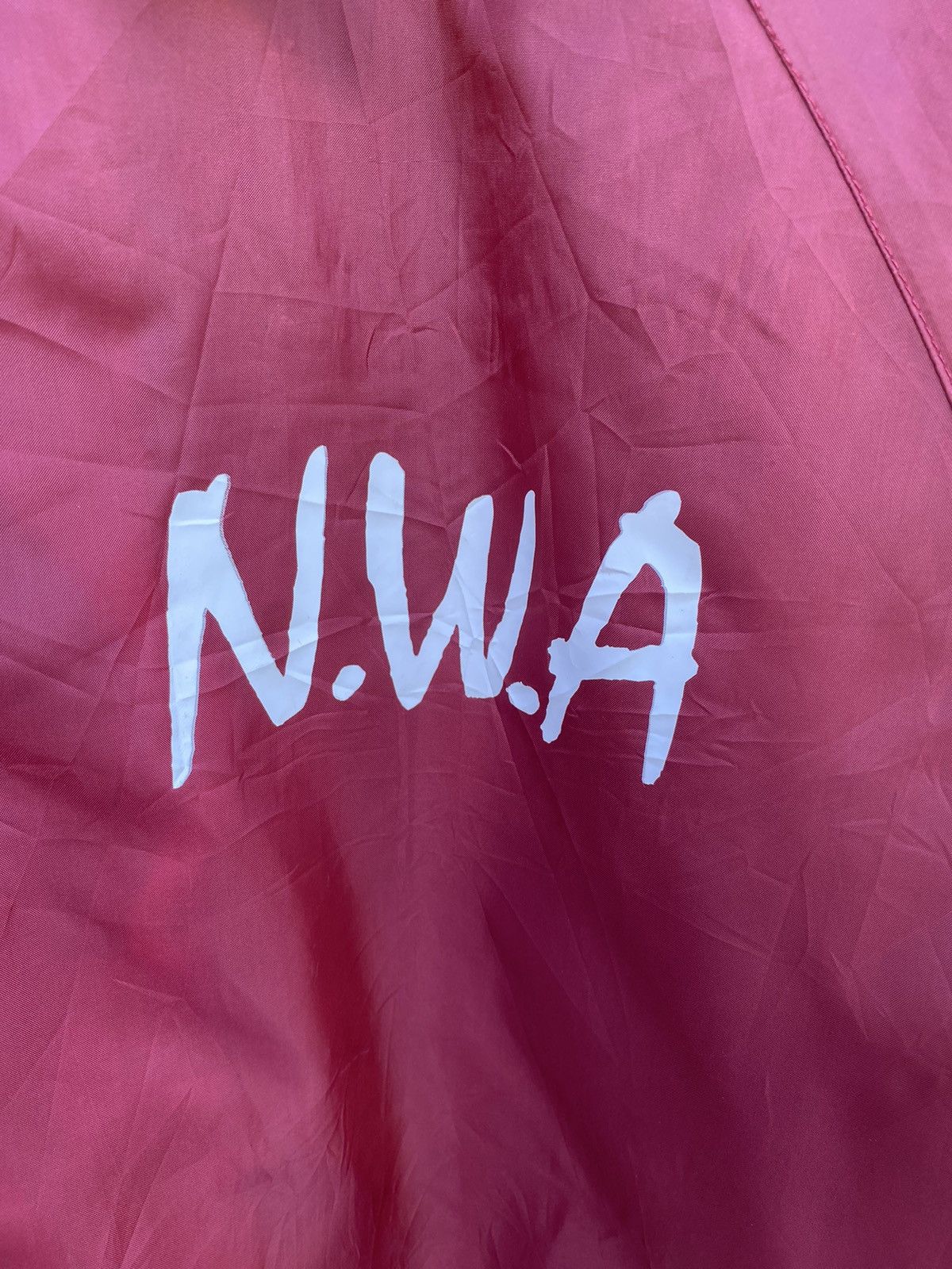 Rap Tees × Vintage Vintage Nwa windbreaker jacket Size US XL / EU 56 / 4 - 15 Thumbnail