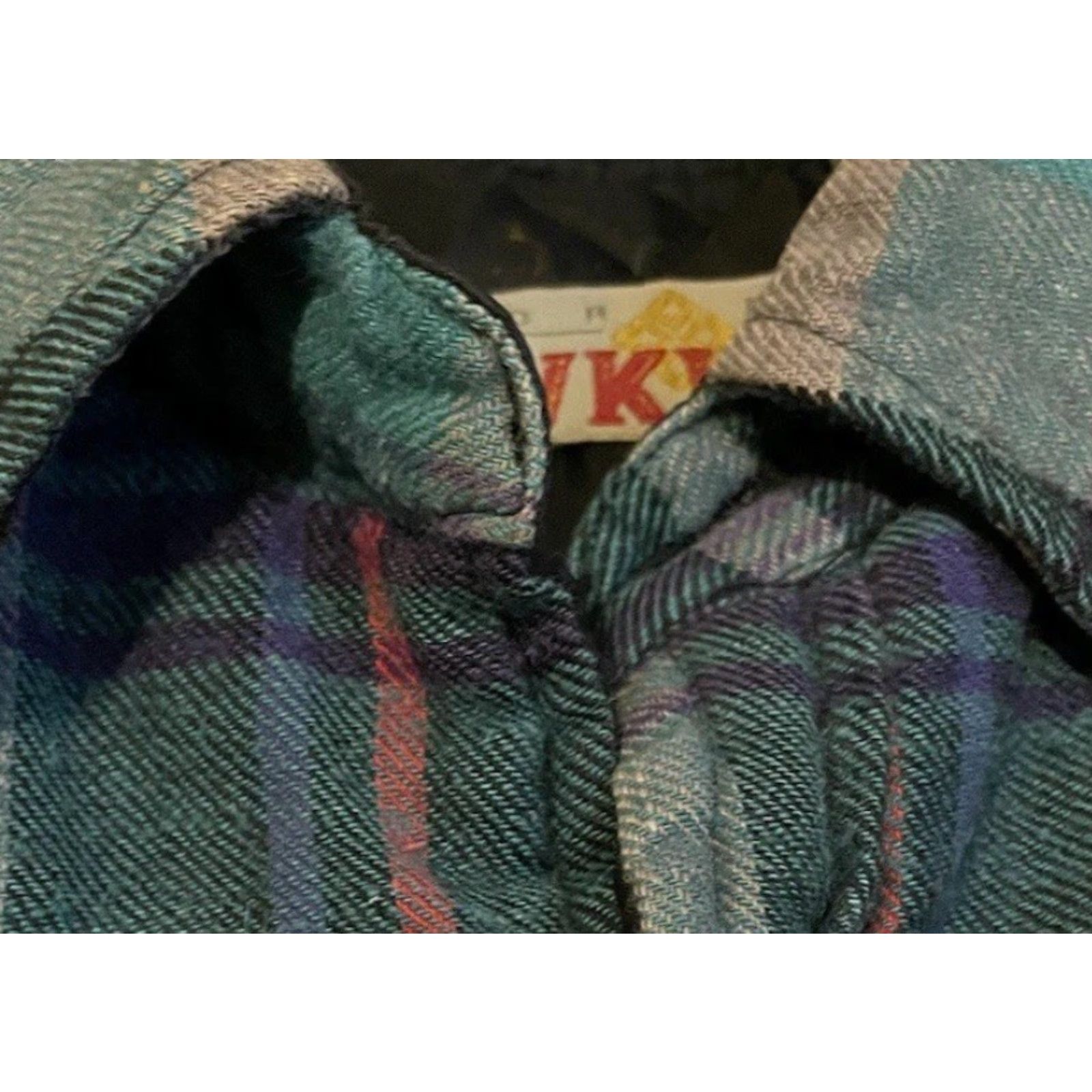 Quiksilver VINTAGE 90s Anchor Blue Faded Flannel Jacket L Surf Skate OP Rusty Gotcha Grunge Y2K Ocean Pacific OP Jacket Men Green Size L Size US L / EU 52-54 / 3 - 6 Thumbnail