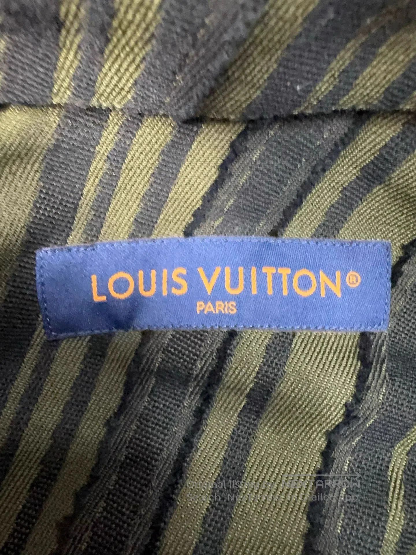 Louis Vuitton Diagonal Striped Long Sleeve Button. Size US L / EU 52-54 / 3 - 3 Thumbnail
