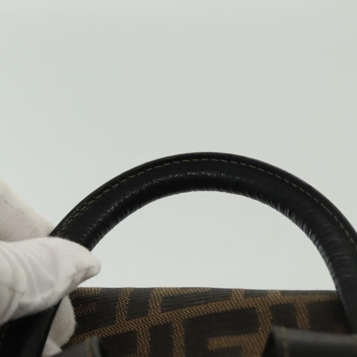 Fendi FENDI Zucca Canvas Backpack Black Brown Size ONE SIZE - 8 Thumbnail