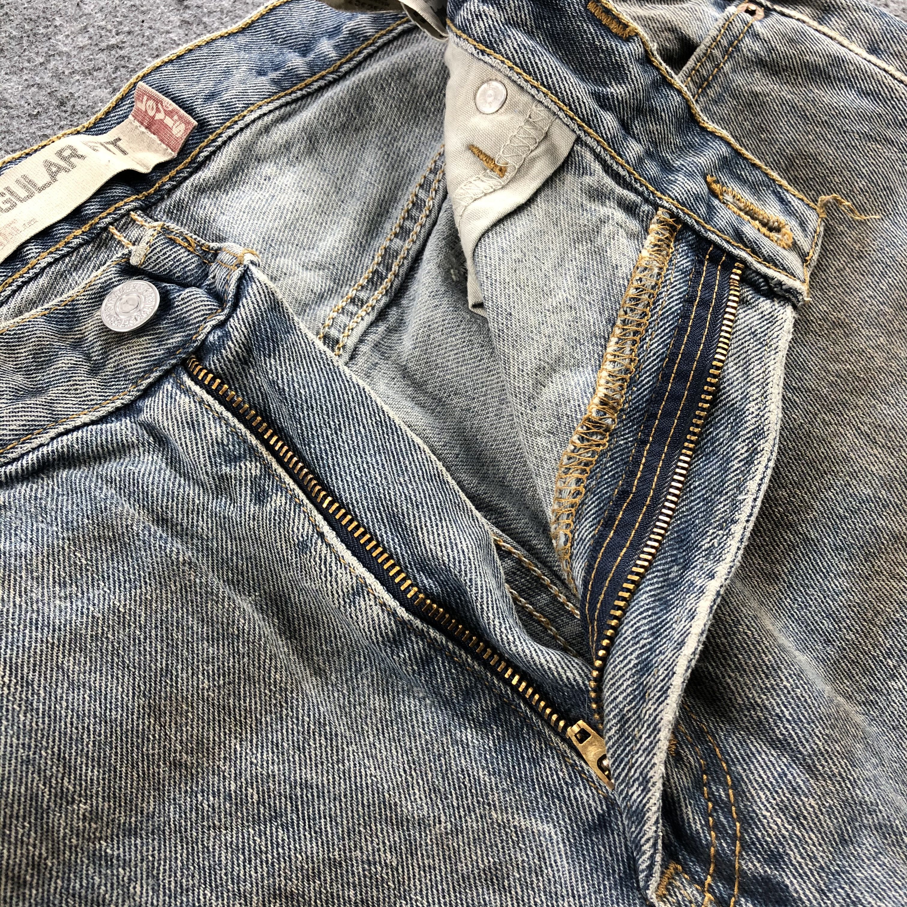 Levi's × Vintage Vintage Dirty Oil Levis 505 Jeans-JM1127 Size US 37 - 8 Thumbnail