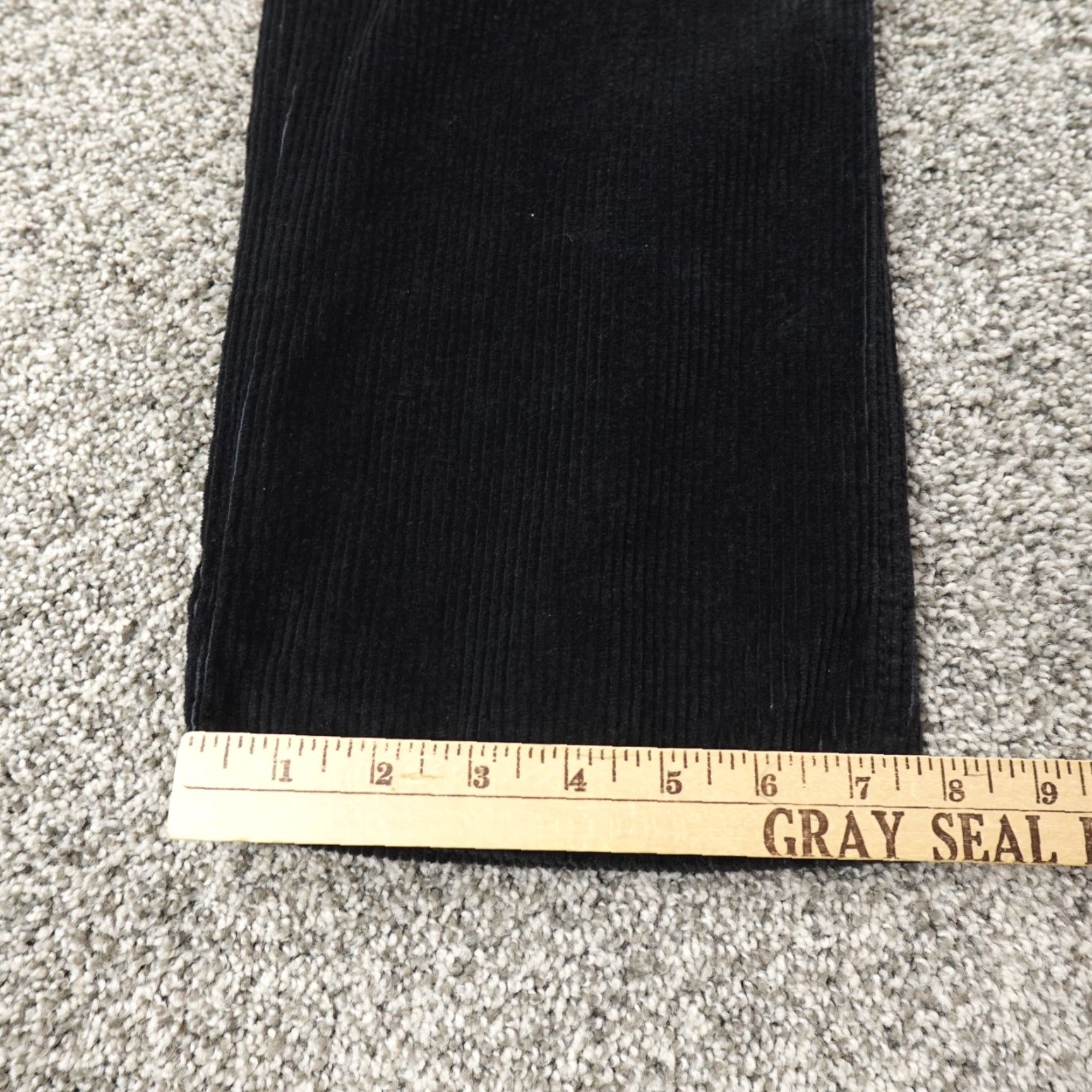 Levi's Levi's Jeans Womens 27 Corduroy 5 Pocket High Rise Dark Black Denim Pants Size 27" / US 4 / IT 40 - 3 Thumbnail
