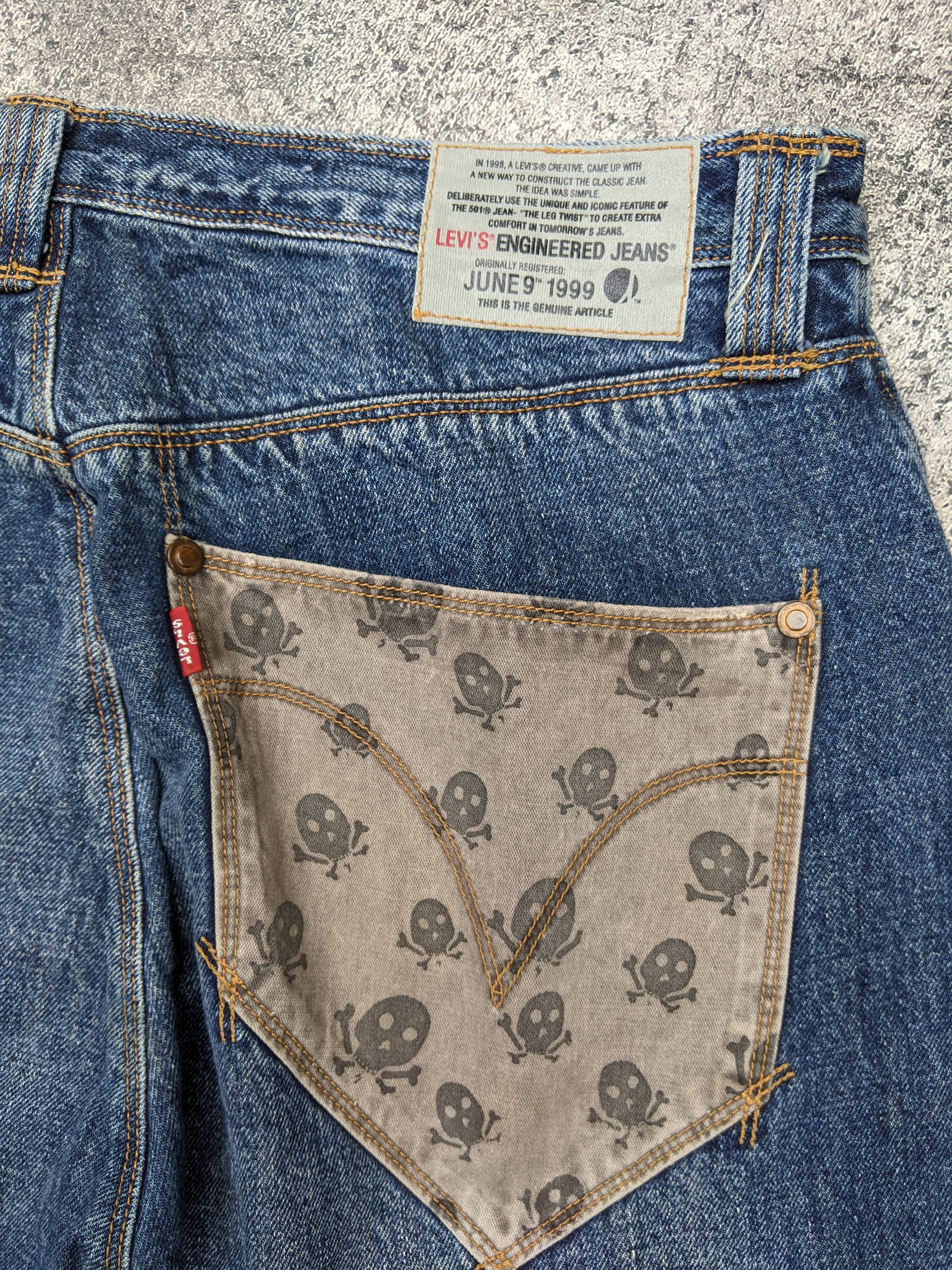 Levi's Levi's Engineered Twist Leg Skull Vkei Style Size US 34 / EU 50 - 5 Thumbnail