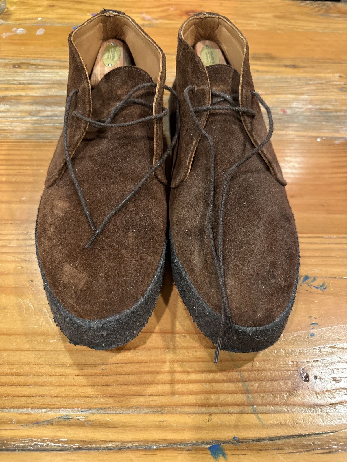Mark Mcnairy Wingtip Brogue Suede Chukka Made in England Initial Impressions] Mark McNairy New Amsterdam Women main image 4