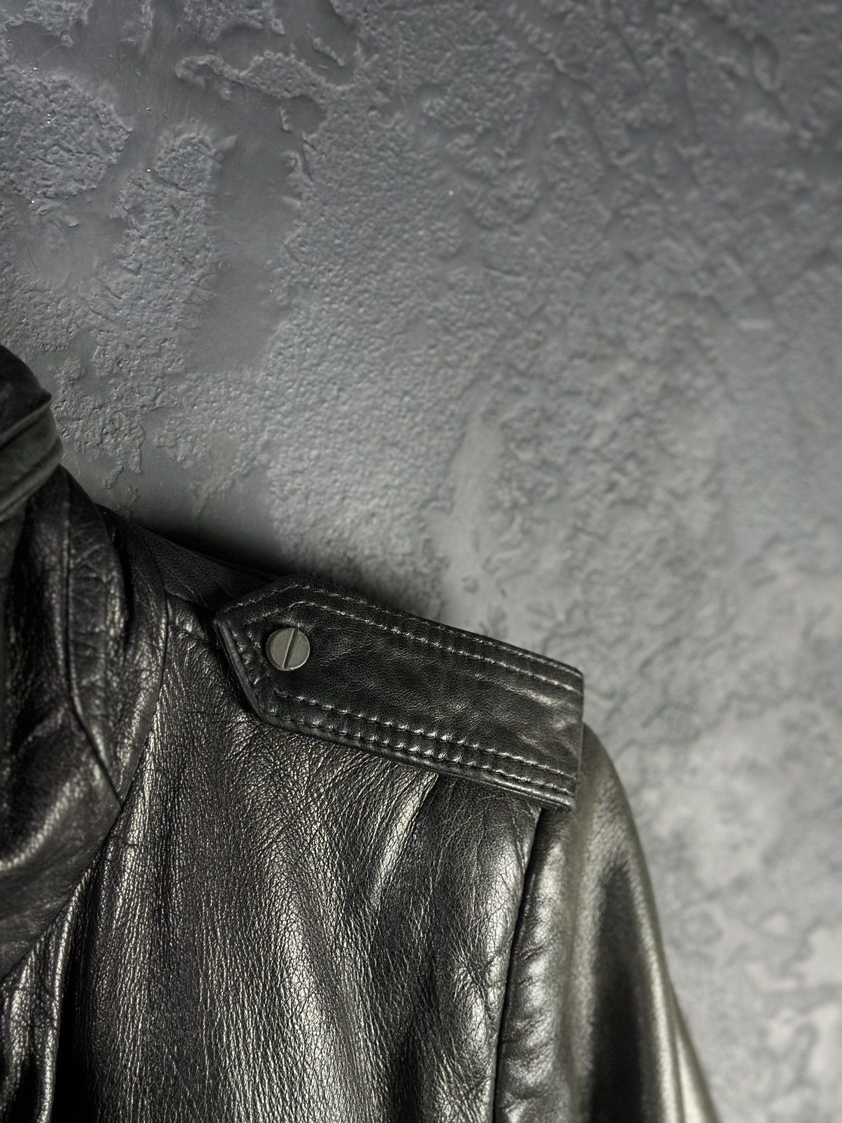 Balenciaga Balenciaga Vintage Biker Leather Jacket Size S / US 4 / IT 40 - 8 Thumbnail