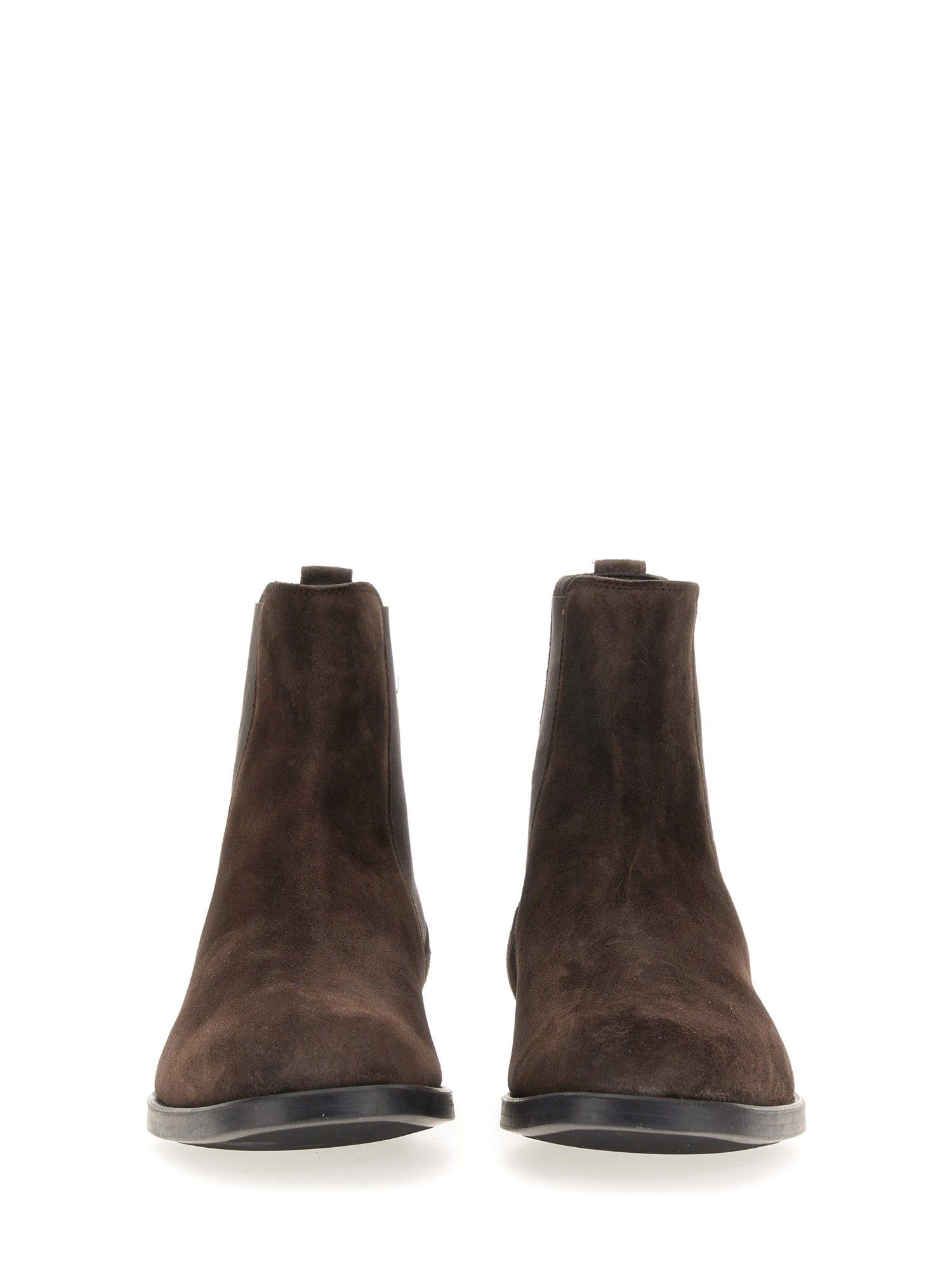 Tom Ford o1w1db10225 J1350R Suede Robert Chelsea Boots in Dark Brown Size US 11 / EU 44 - 2 Thumbnail