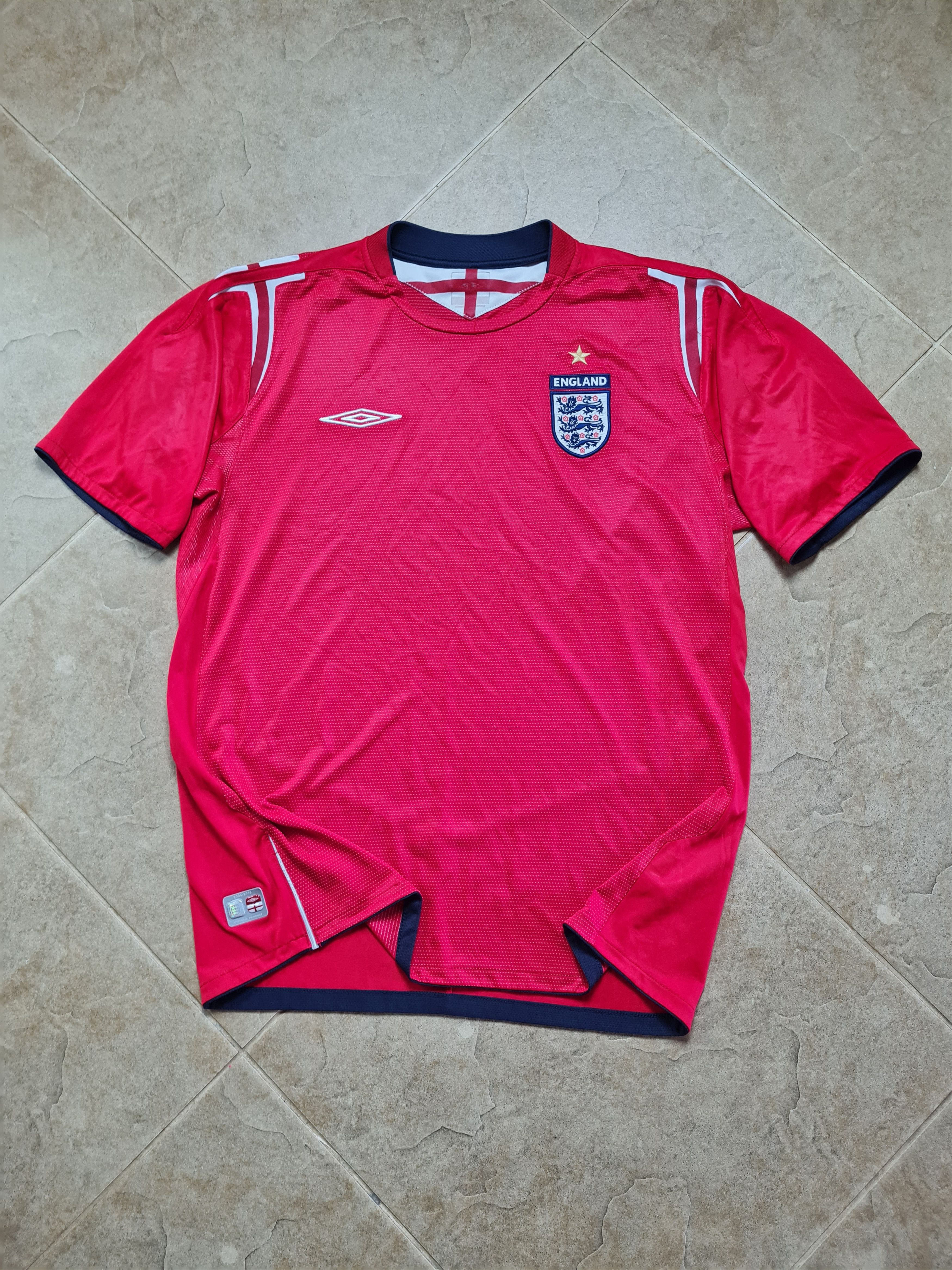 Umbro Soccer Shirt England Umbro 2004/05 Away Football Jersey Kit Size US L / EU 52-54 / 3 - 1 Thumbnail
