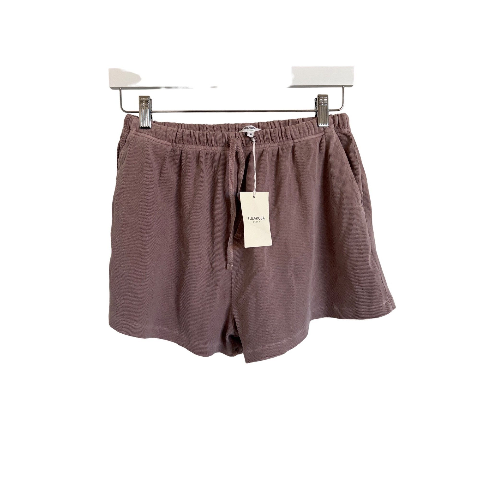 REVOLVE Tularosa Taupe Mauve Ribbed Shorts Size 27" / US 4 / IT 40 - 4 Thumbnail