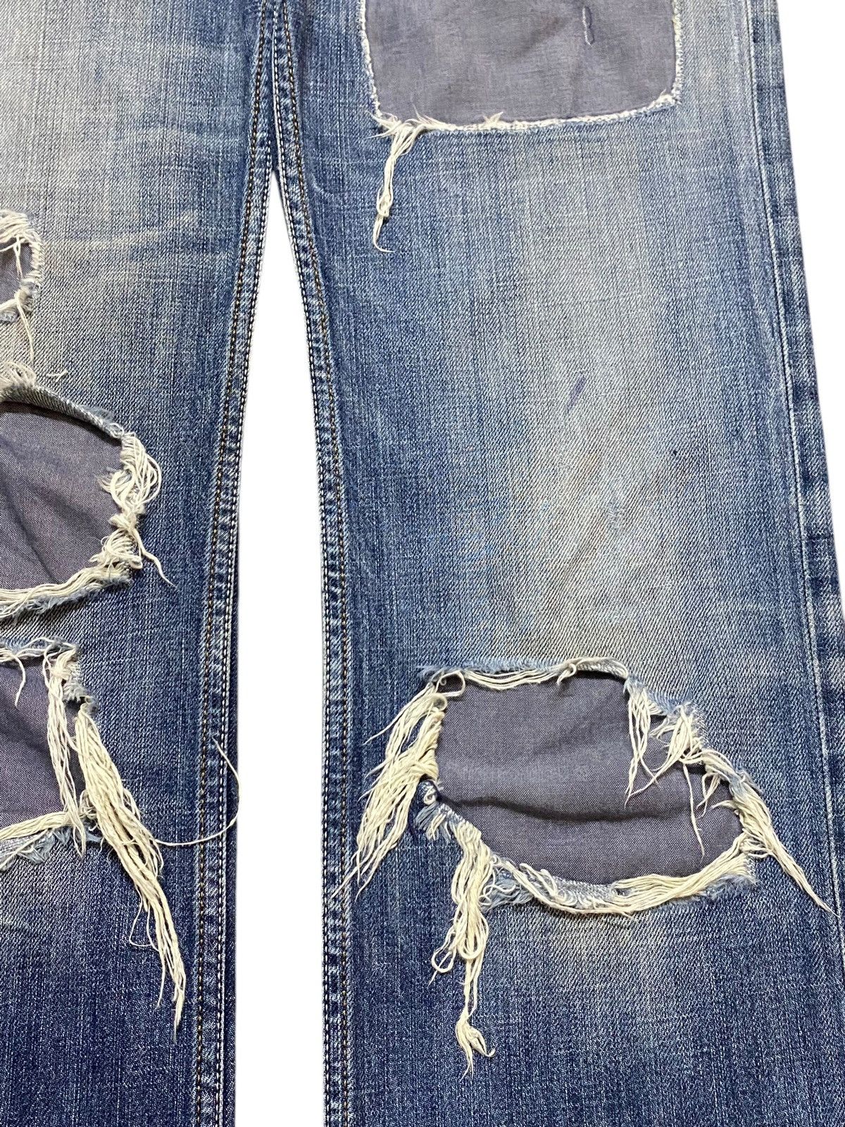 Diesel Black Gold Vintage Diesel Jeans Safado Full Button Distressed Rock Size US 32 / EU 48 - 10 Thumbnail