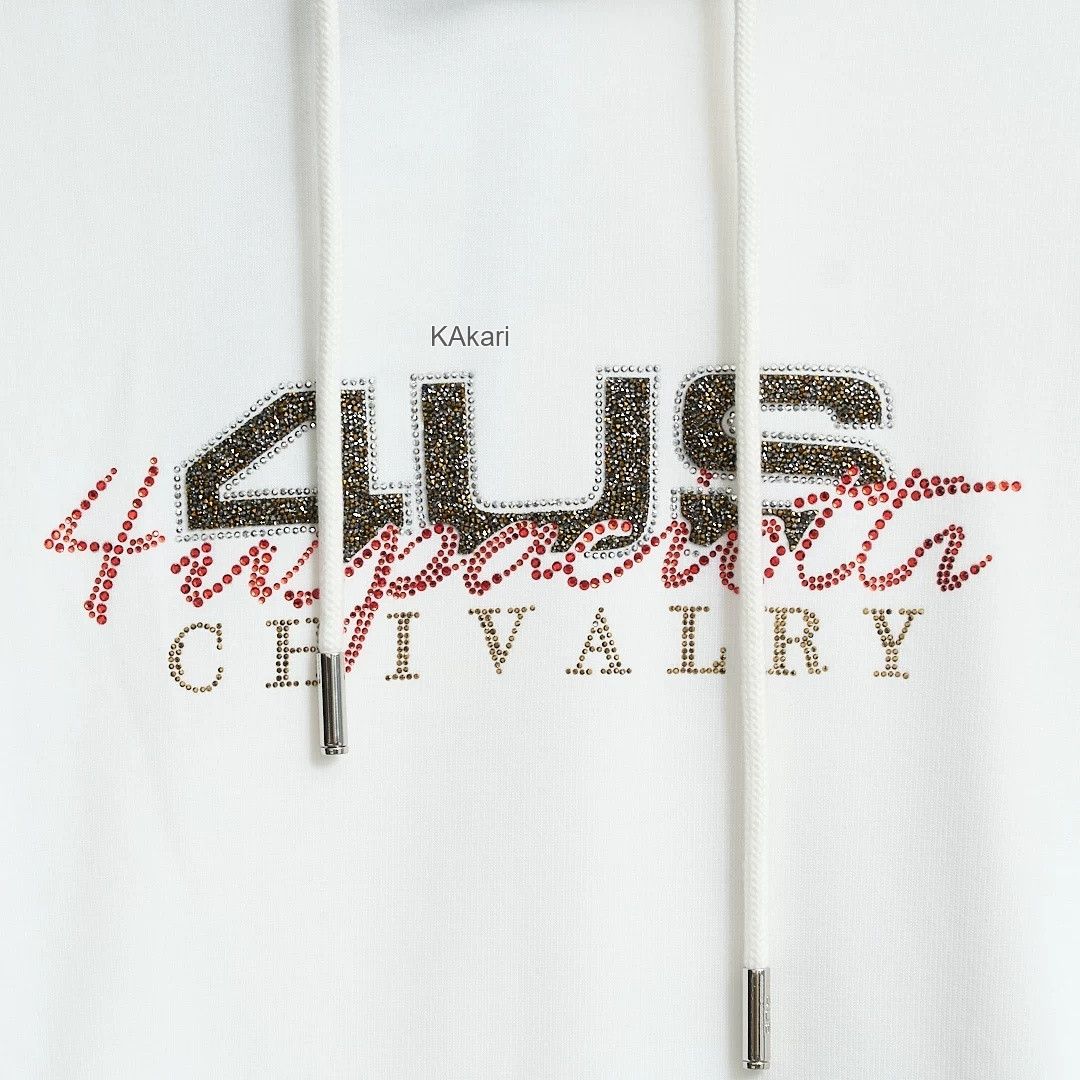 Other 4US Men's Letter Rhinestone Hoodie Size US M / EU 48-50 / 2 - 3 Thumbnail