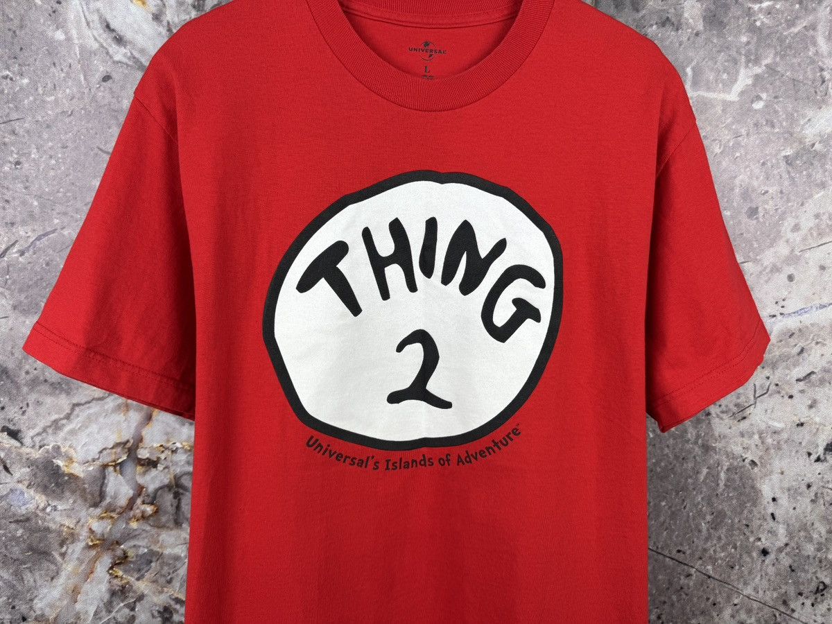 Universal Studios Men’s Universal Studio Thing 2 T-Shirt Red Size Large Size US L / EU 52-54 / 3 - 3 Thumbnail