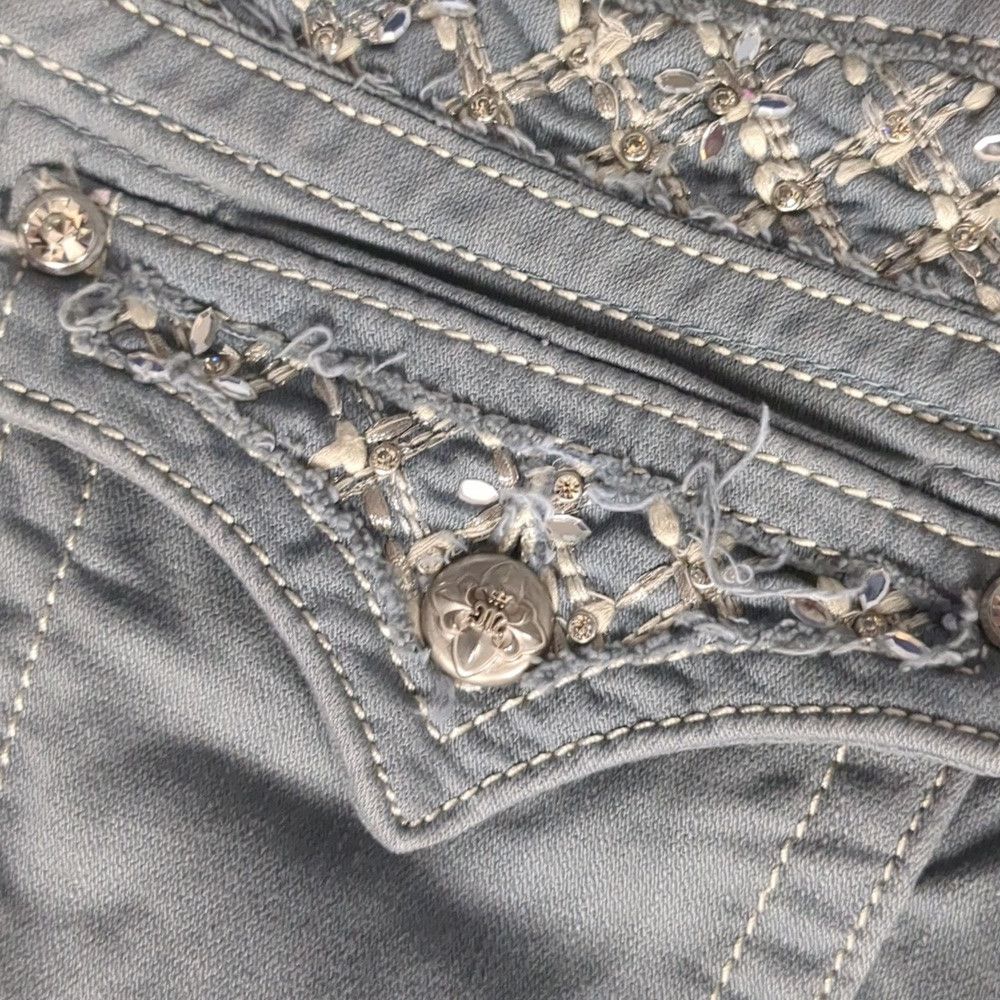 Miss Me Miss me gray skinny jeans size 28 Size 28" / US 6 / IT 42 - 5 Thumbnail