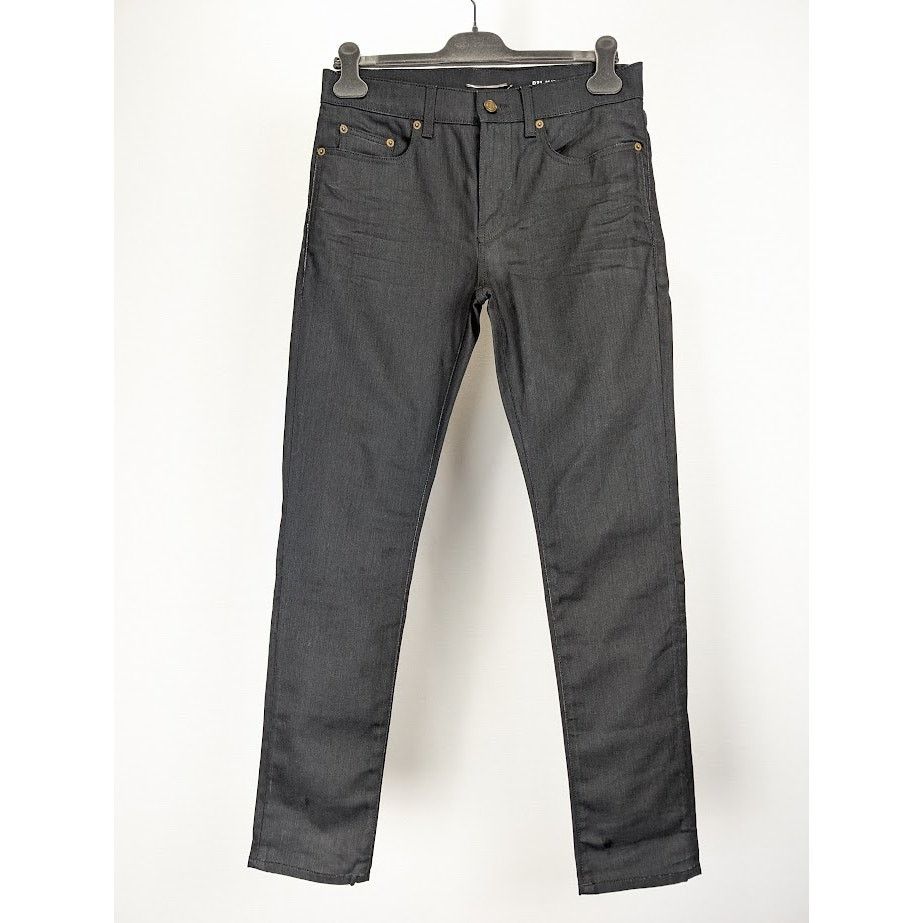 Saint Laurent Paris o1rshd1 Skinny 5 Pocket Med in Used Black Size US 30 / EU 46 - 2 Thumbnail