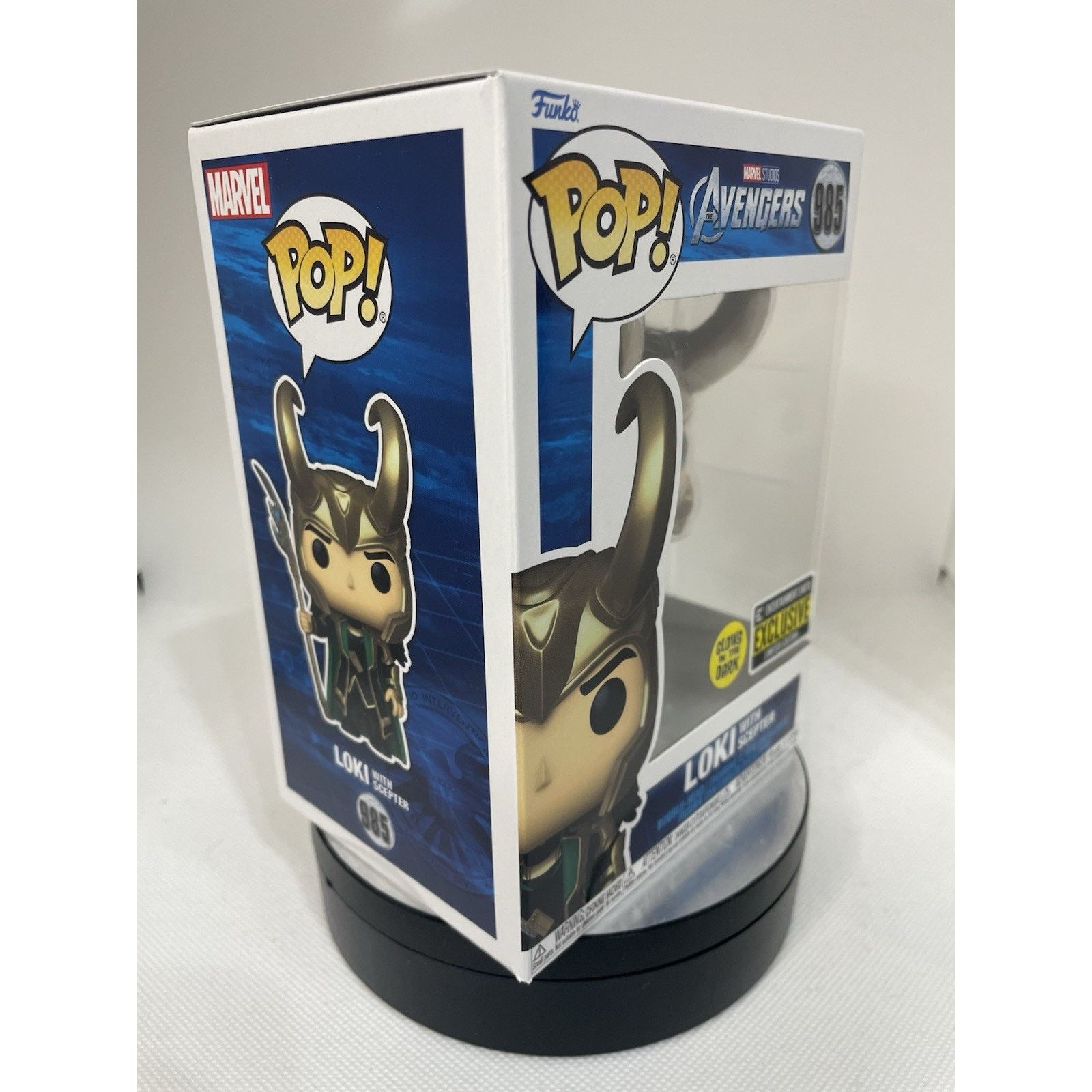 Marvel Comics Funko Pop! Loki W Scepter Entertainment Earth Exclusive #985 Size ONE SIZE - 9 Thumbnail