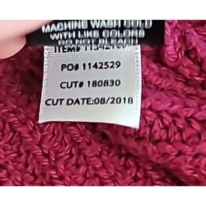 Torrid Torrid Plus 1X Maroon Cold Shoulder Knit Sweater Soft Cozy Size XL / US 12-14 / IT 48-50 - 6 Thumbnail