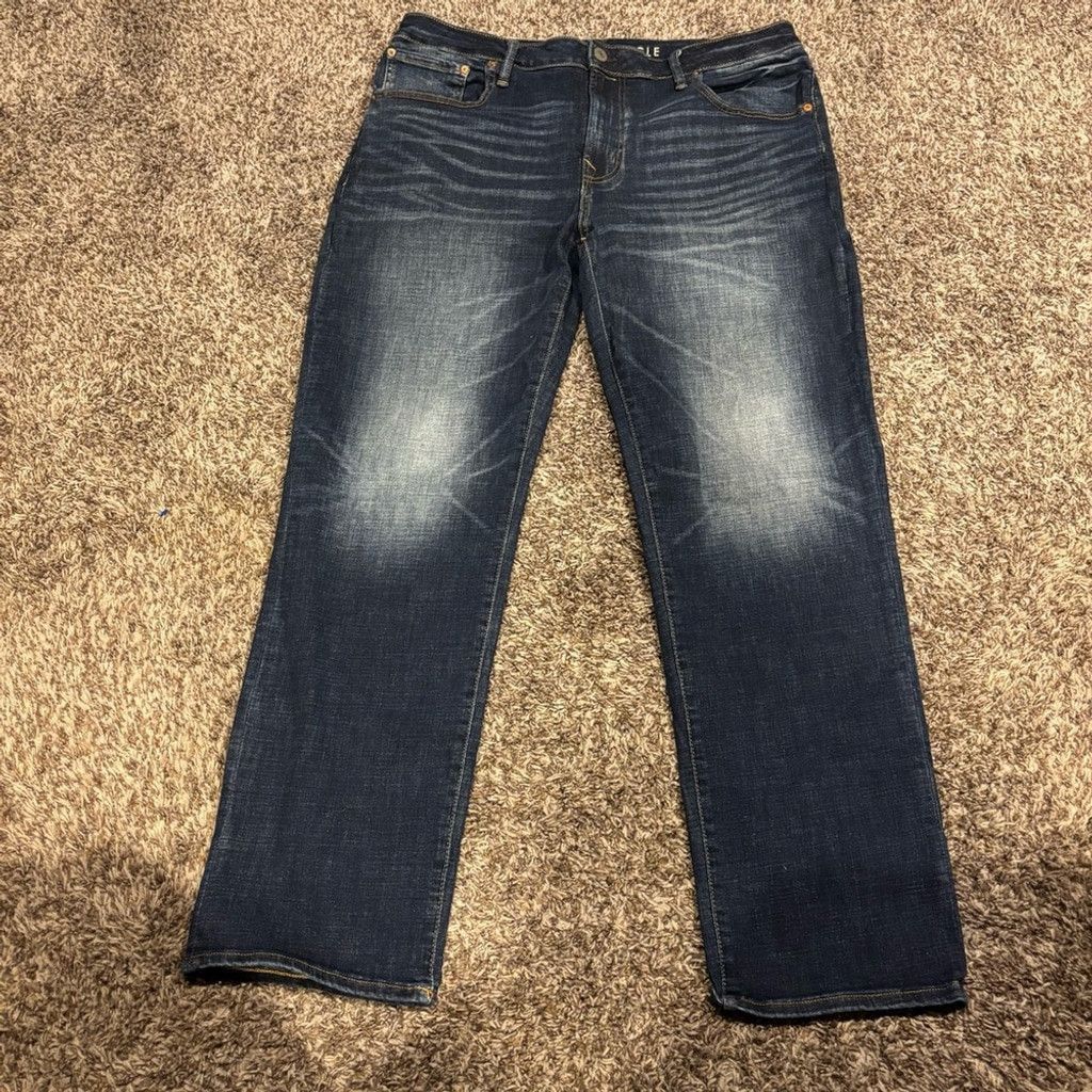 American Eagle Outfitters Men’s American Eagle Outfitters Straight Leg Jeans Size US 30 / EU 46 - 2 Thumbnail
