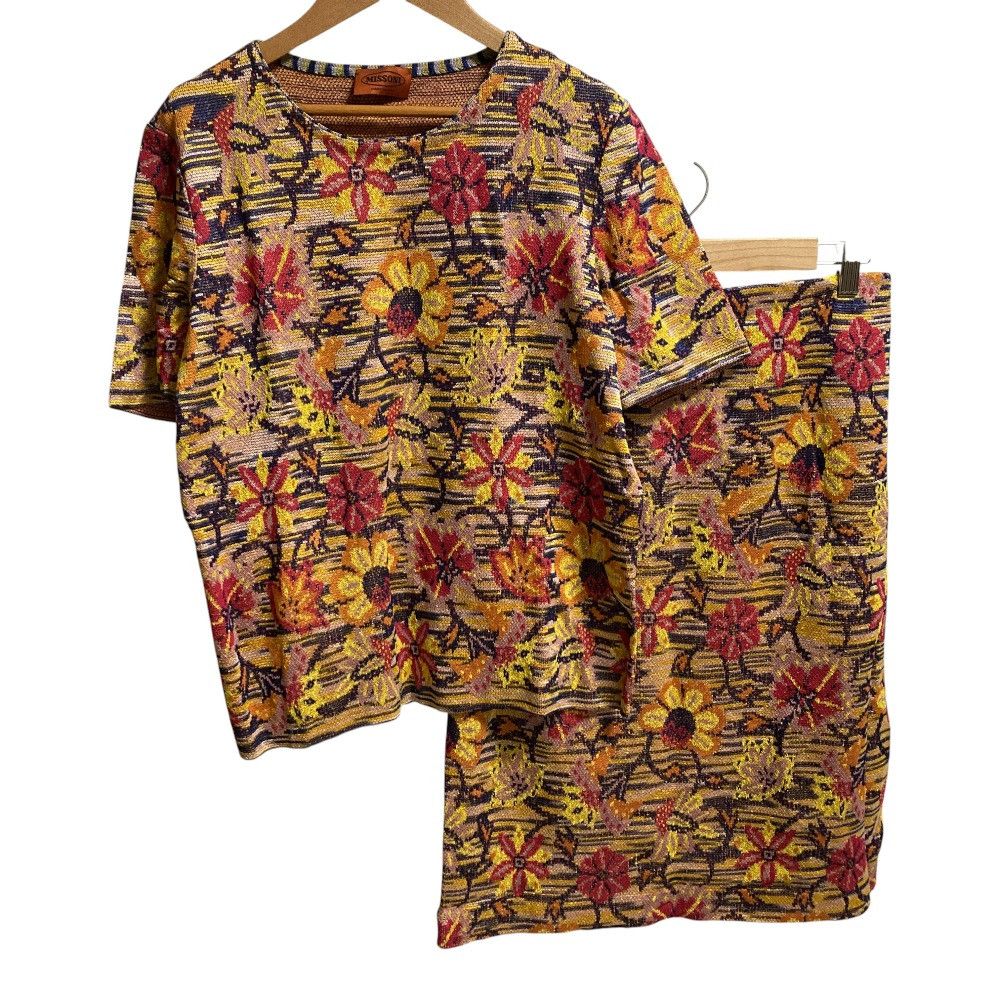 Missoni Missoni Missoni Flower Jacquard Knit Setup Textile Tops DUTY FREE for USA Size ONE SIZE - 1 Thumbnail