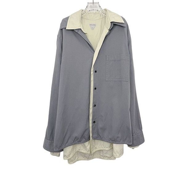 Bottega Veneta Bottega Veneta Layered Button Up Shirt Size L Size US L / EU 52-54 / 3 - 1 Thumbnail