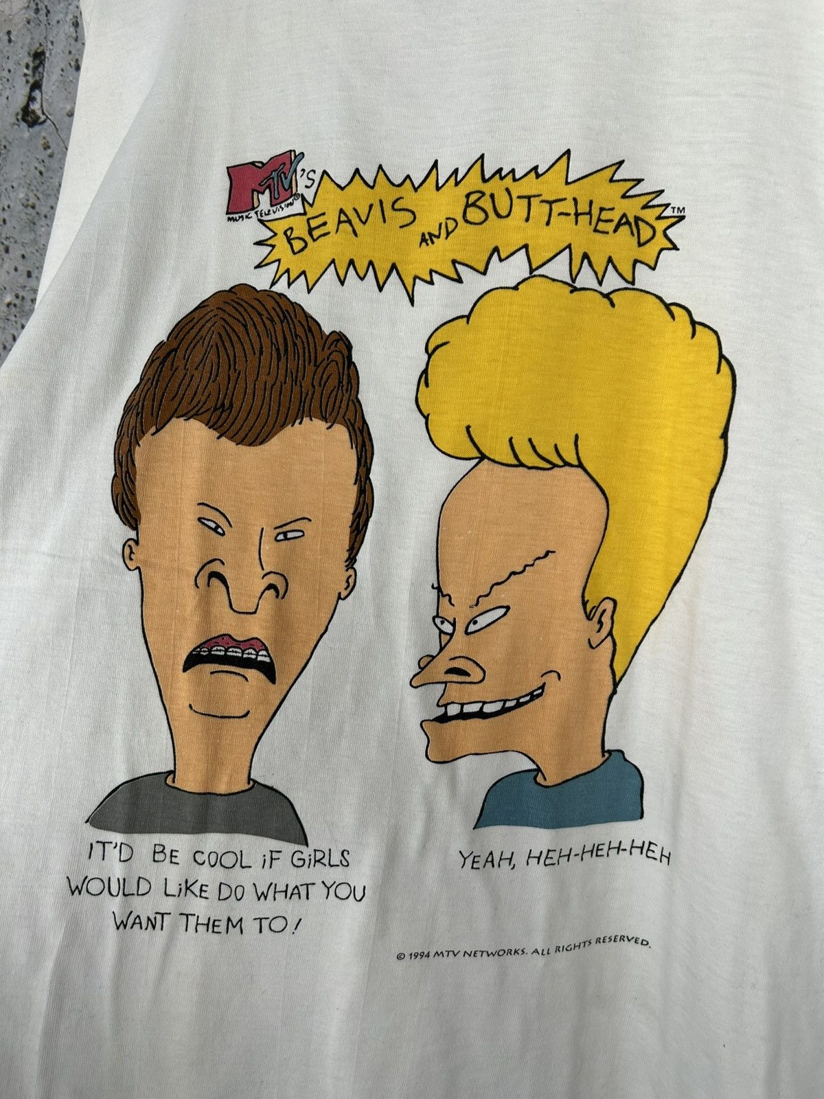 Mtv Vintage Beavis and Butthead MTV 1994 Movie Graphic Archive Size US XL / EU 56 / 4 - 3 Thumbnail