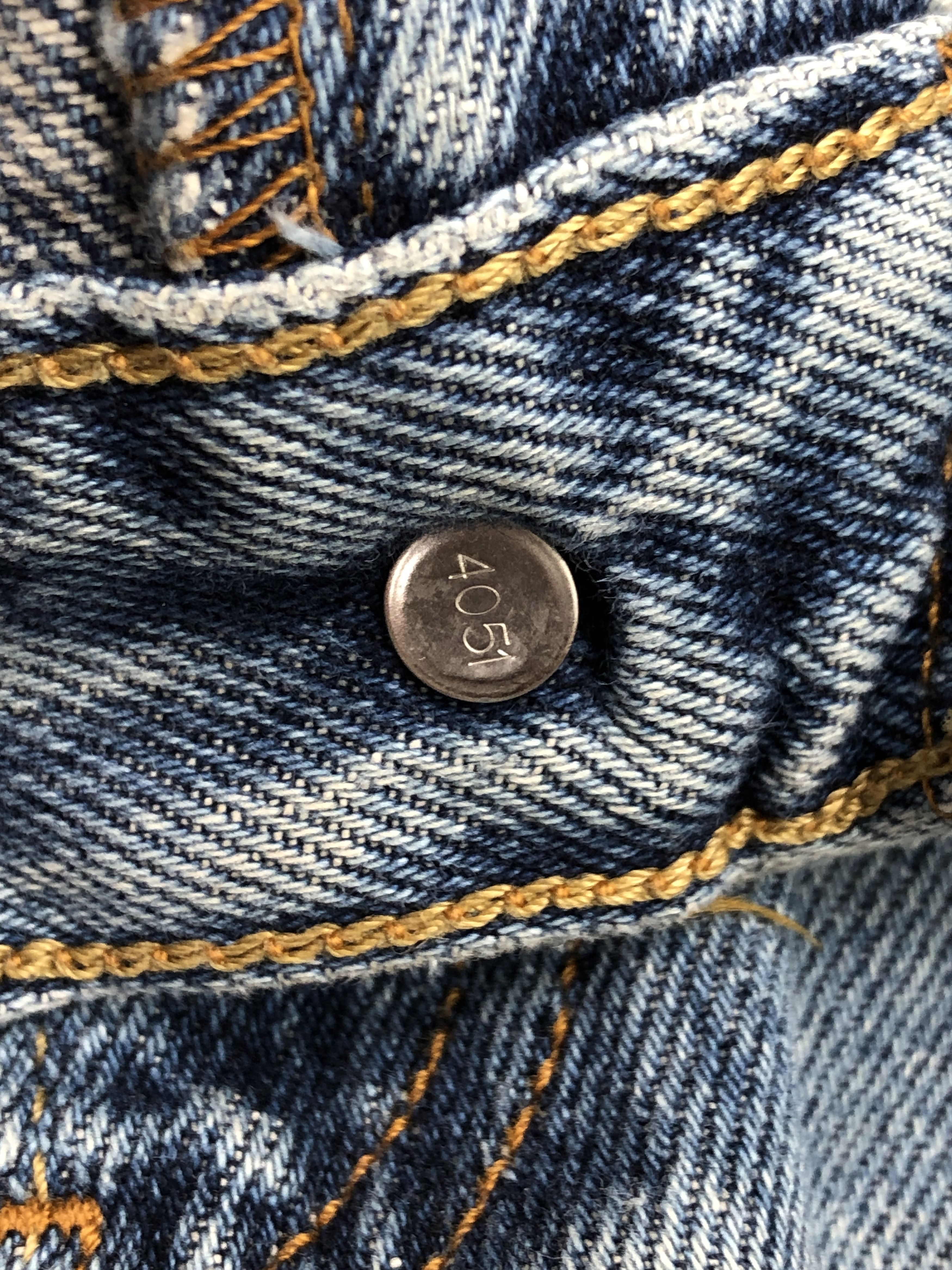 Vintage Levis 501 Faded Blue Jeans
